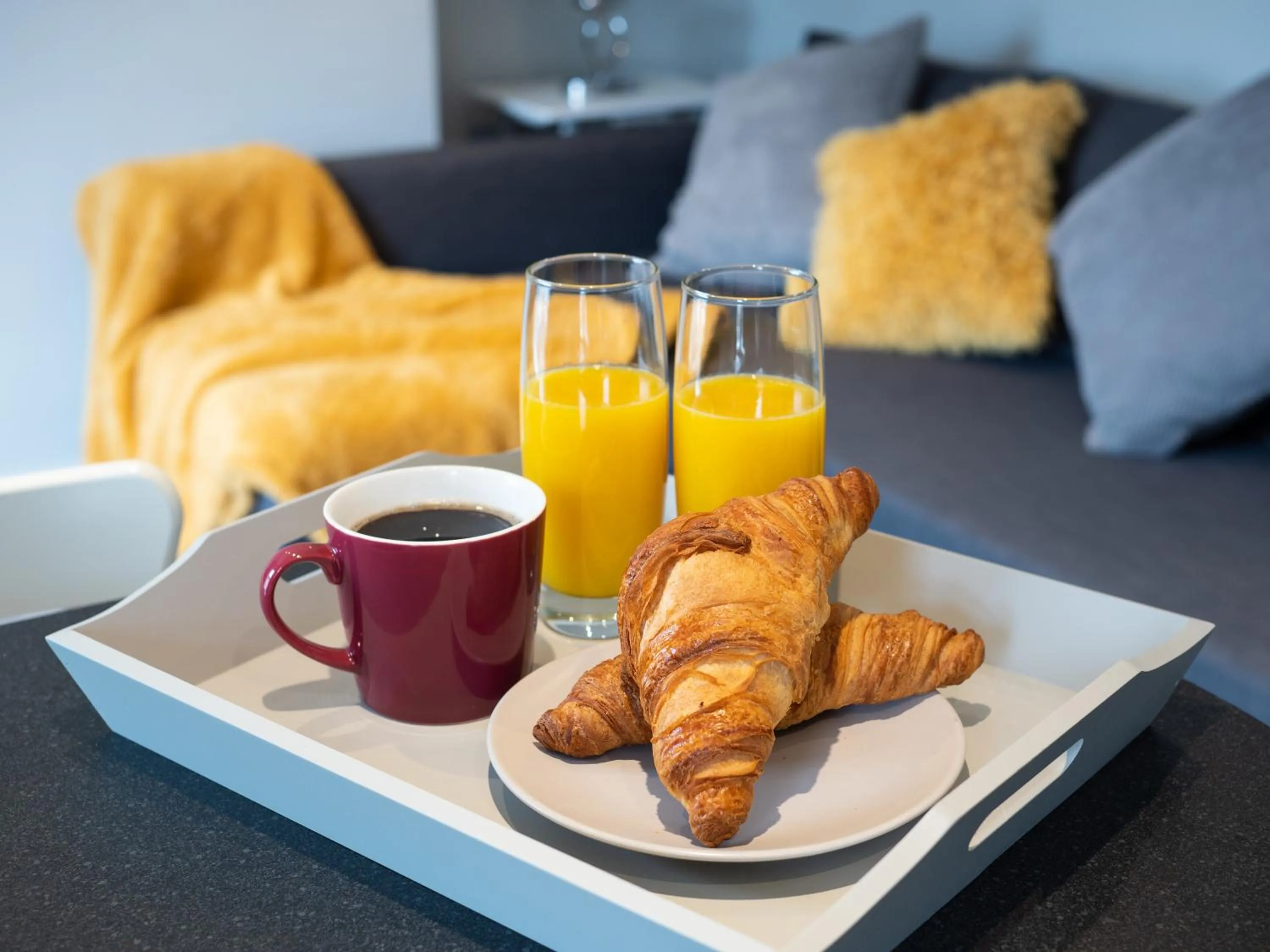 Living room in Sea View House