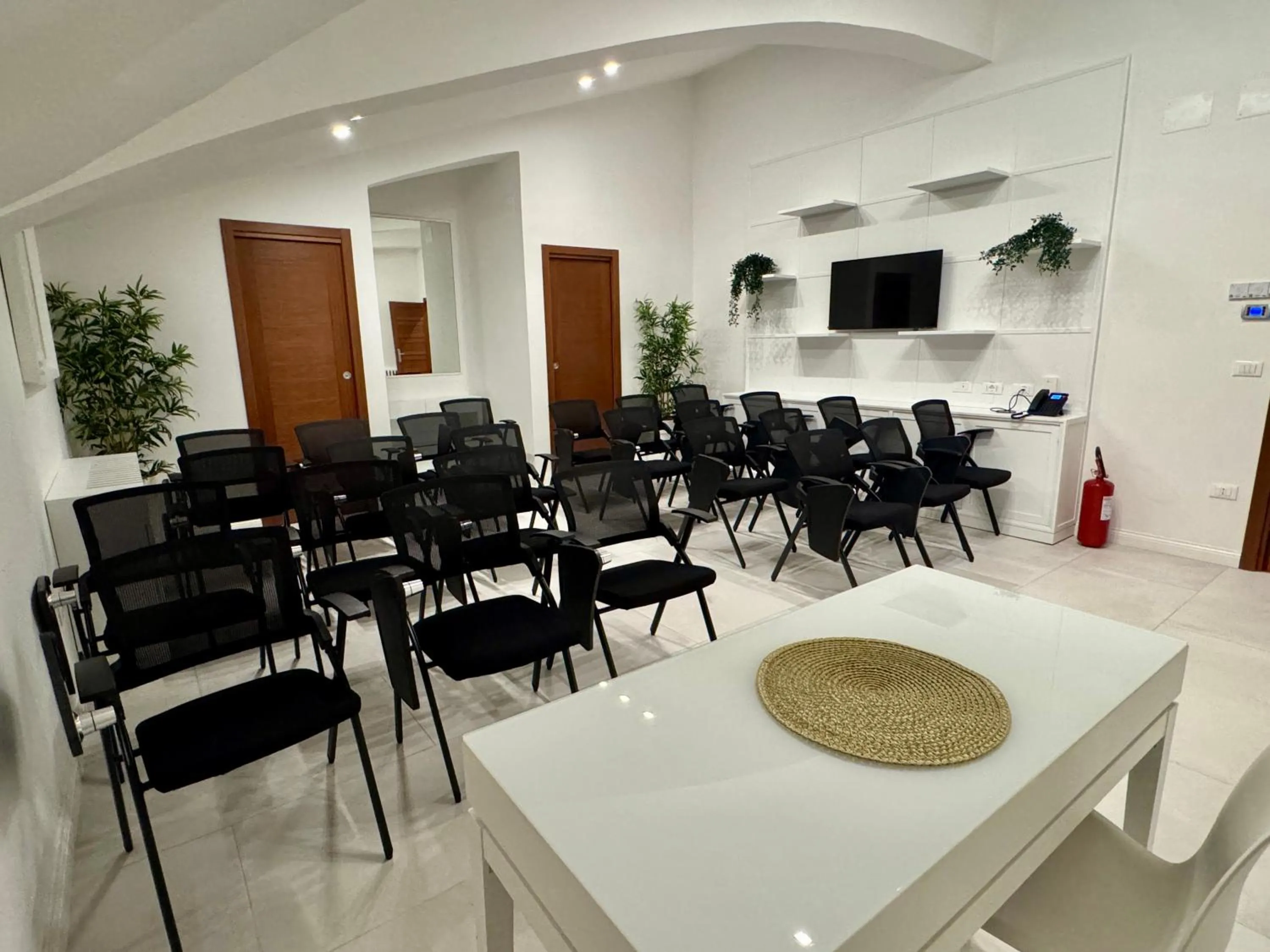 Seating area in Palazzo Sant'Elena Historic Hotel