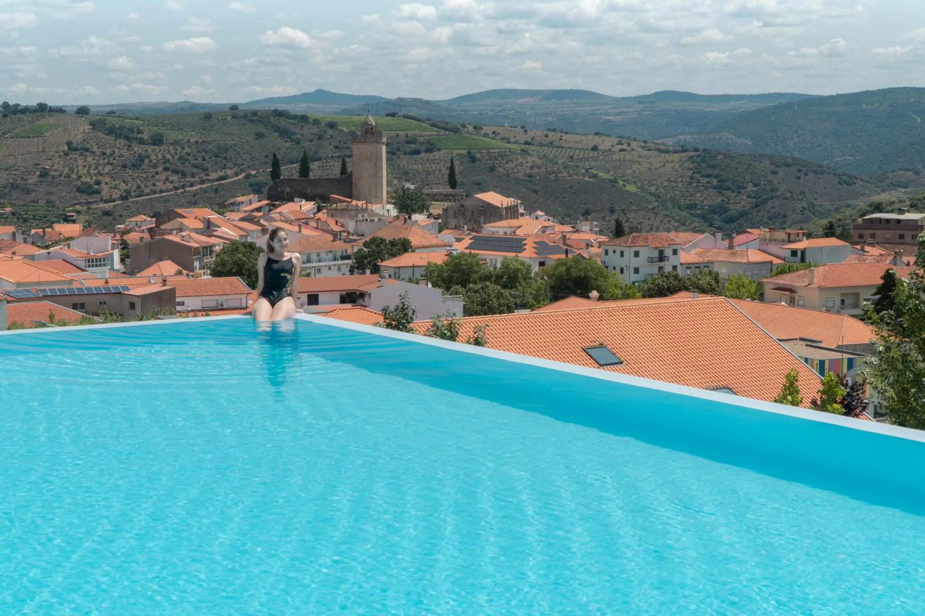 Pool view in Hotel Freixo Douro Superior