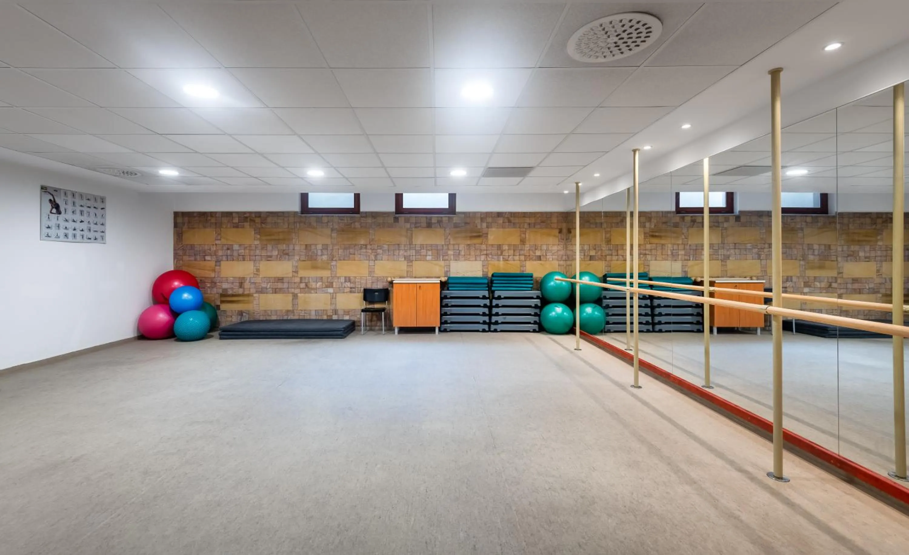 Fitness centre/facilities in Aquarell Hotel