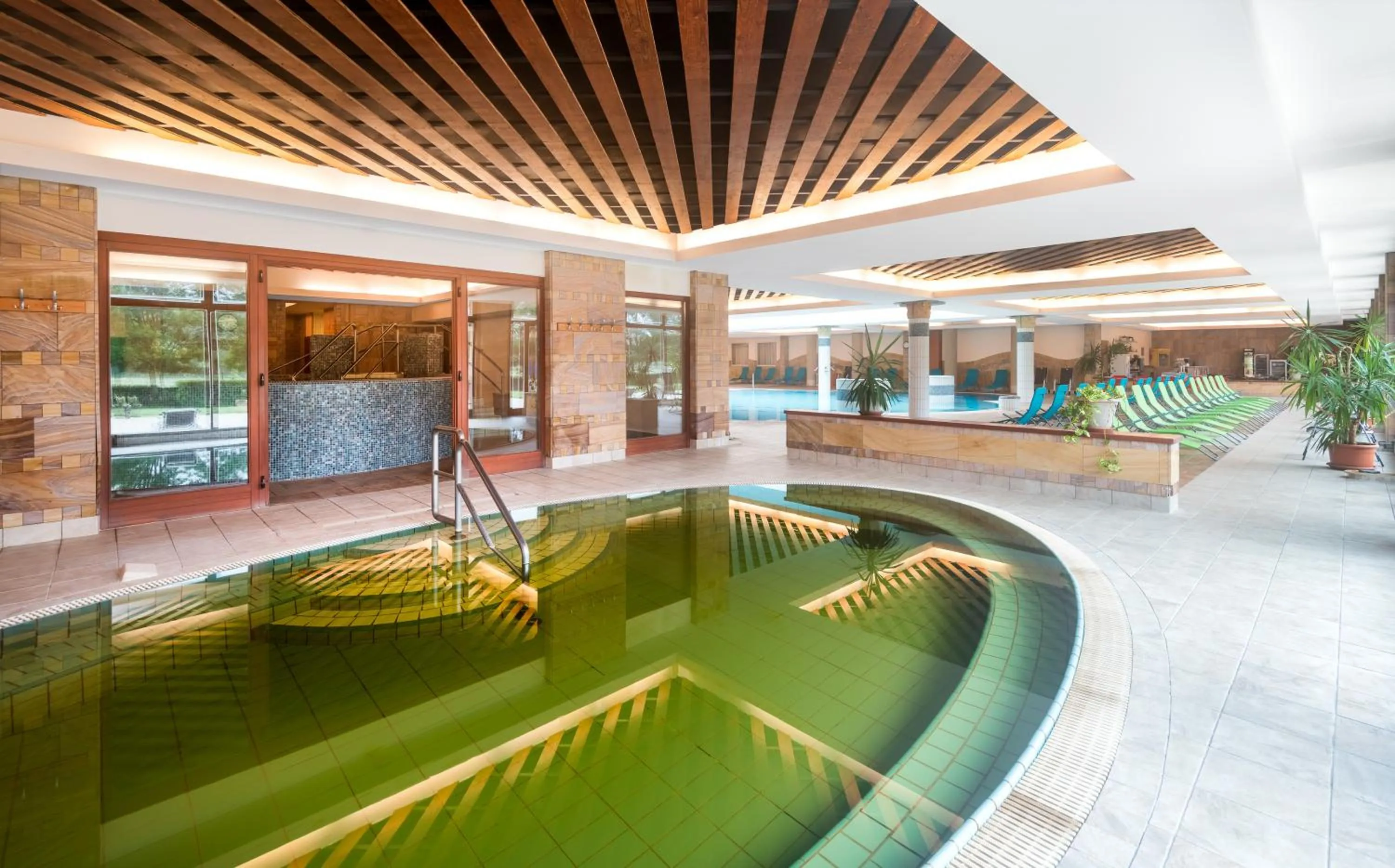 Hot Spring Bath in Aquarell Hotel