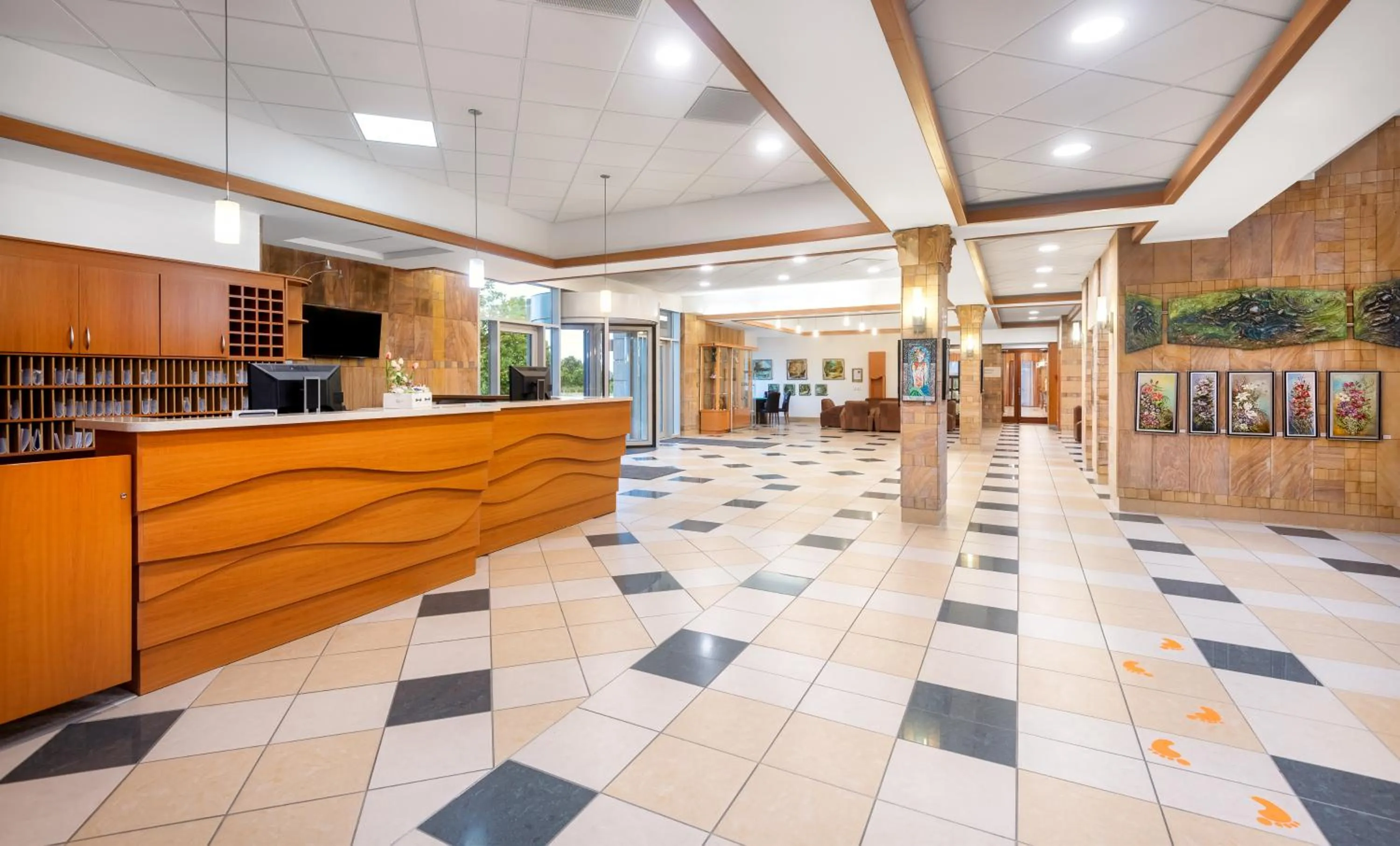 Lobby or reception in Aquarell Hotel