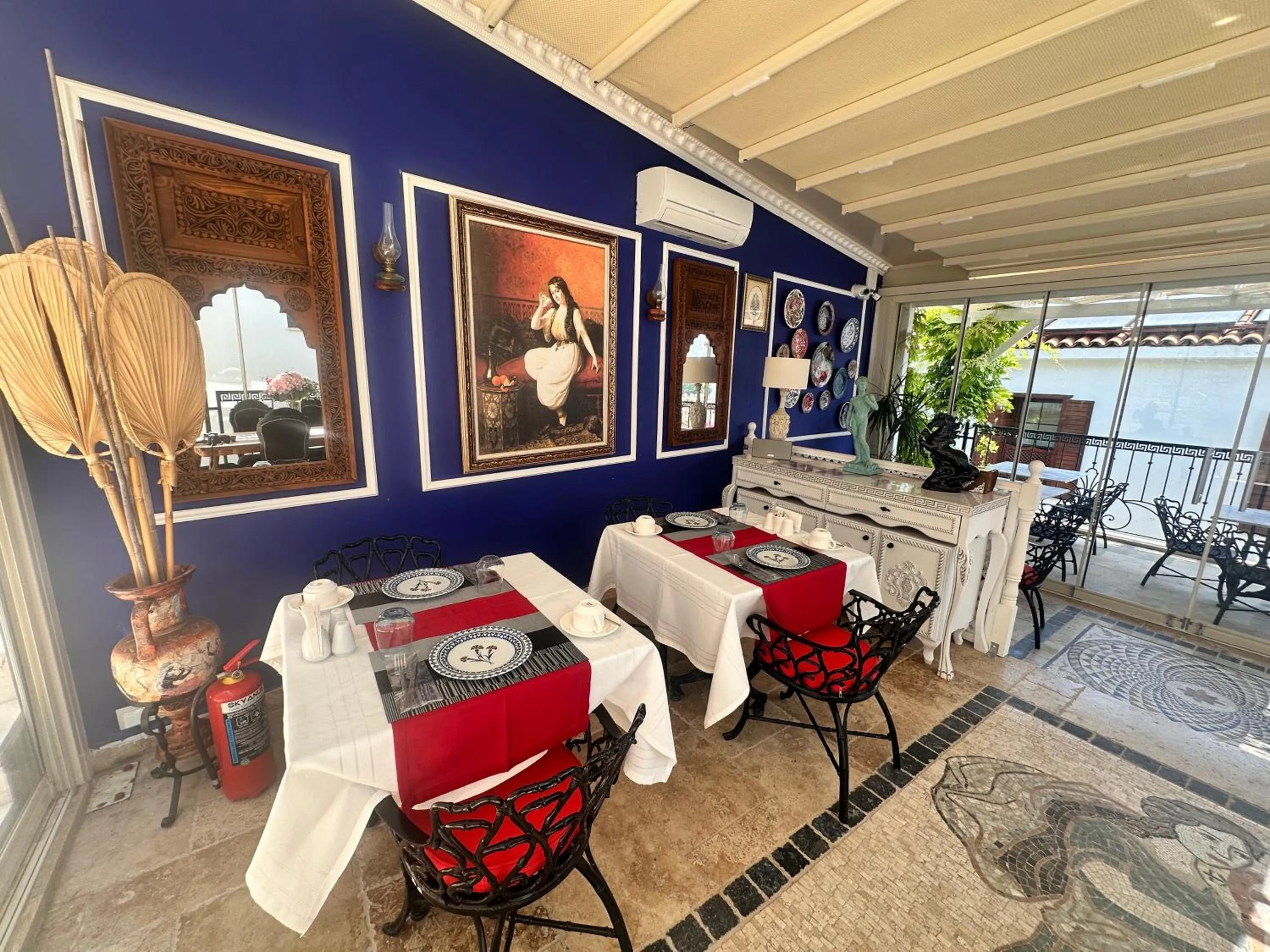 Dining area in Villa Ephesus Hotel