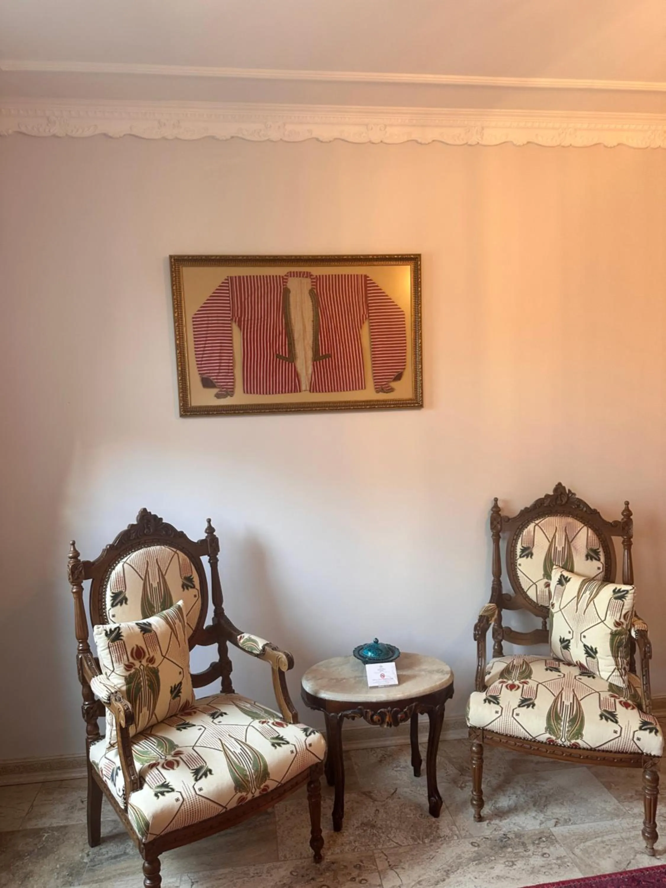 Seating area in Villa Ephesus Hotel