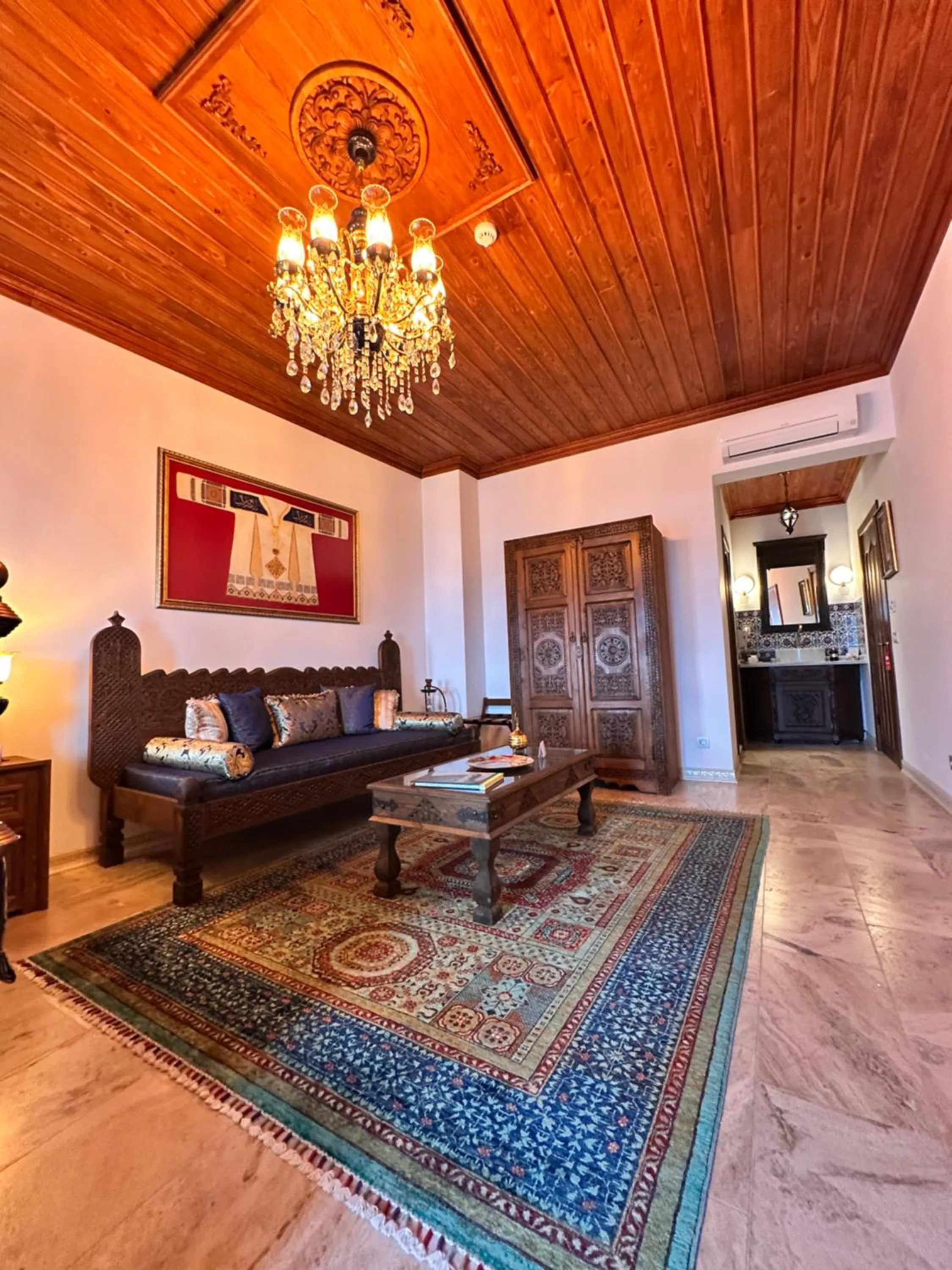 Seating area in Villa Ephesus Hotel