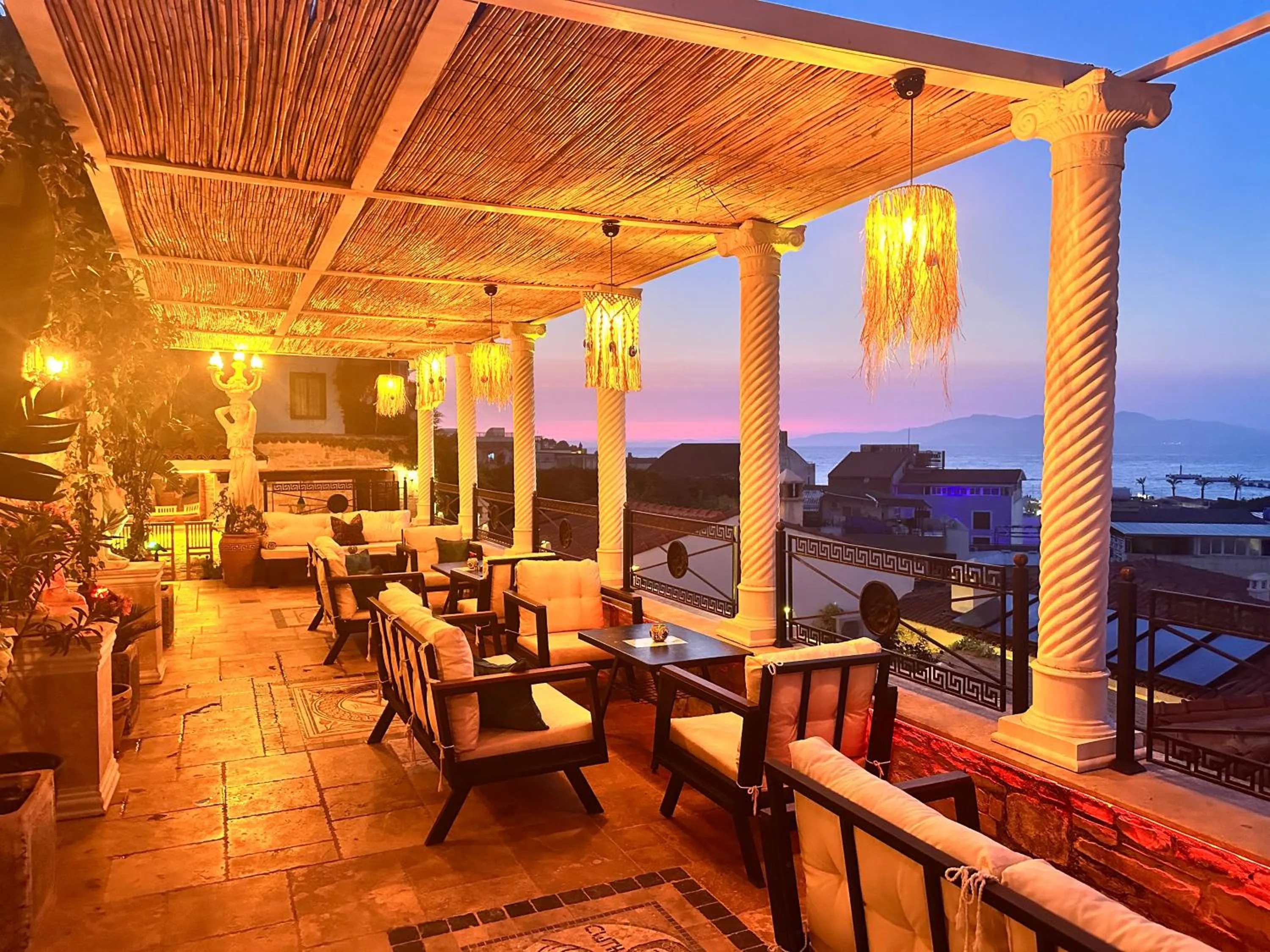 Patio in Villa Ephesus Hotel