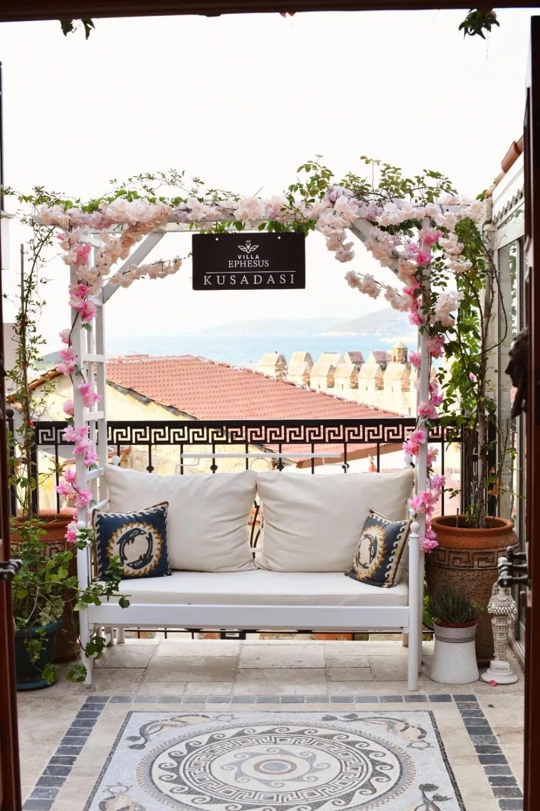 Garden view in Villa Ephesus Hotel