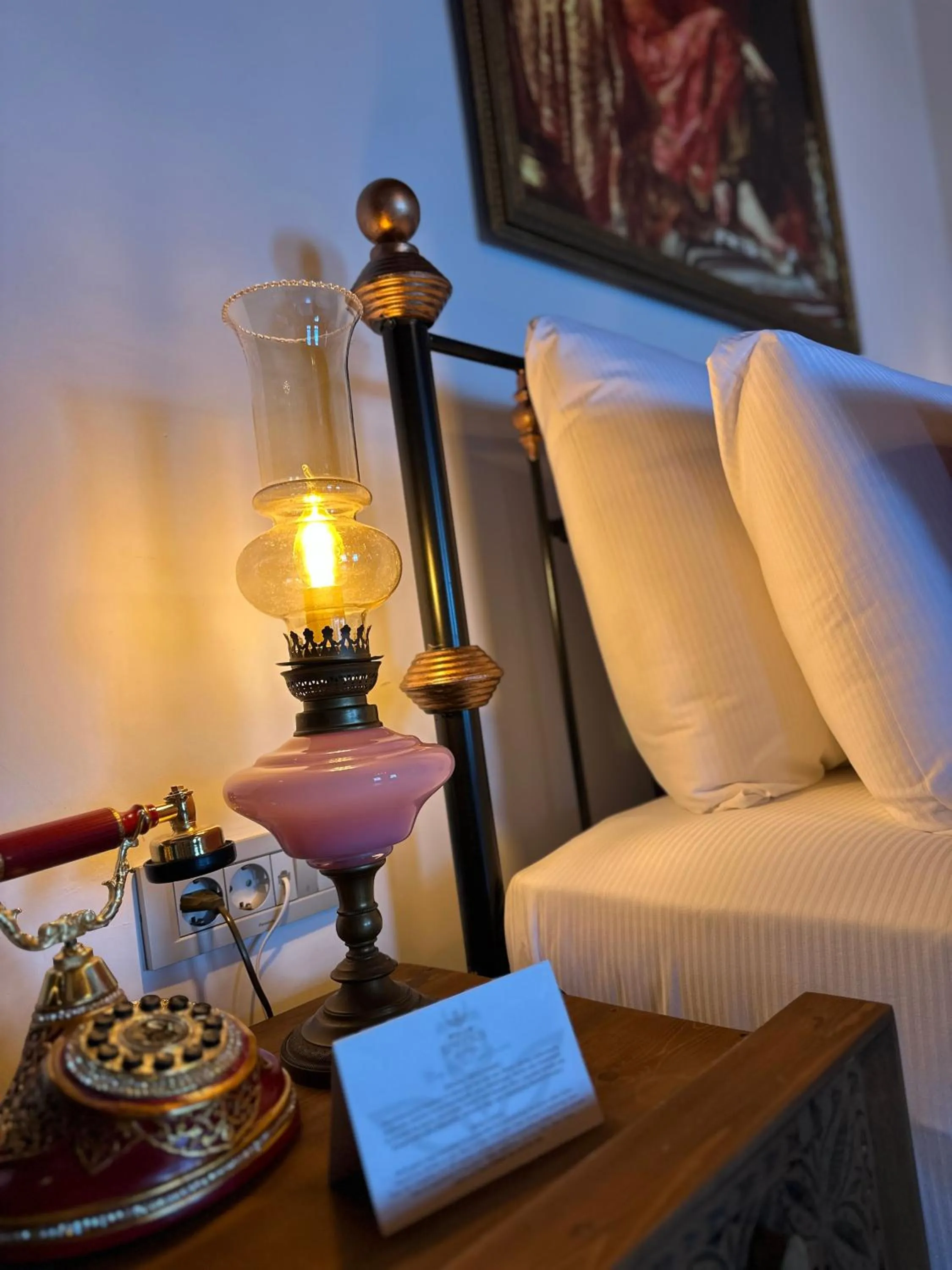 Bed in Villa Ephesus Hotel