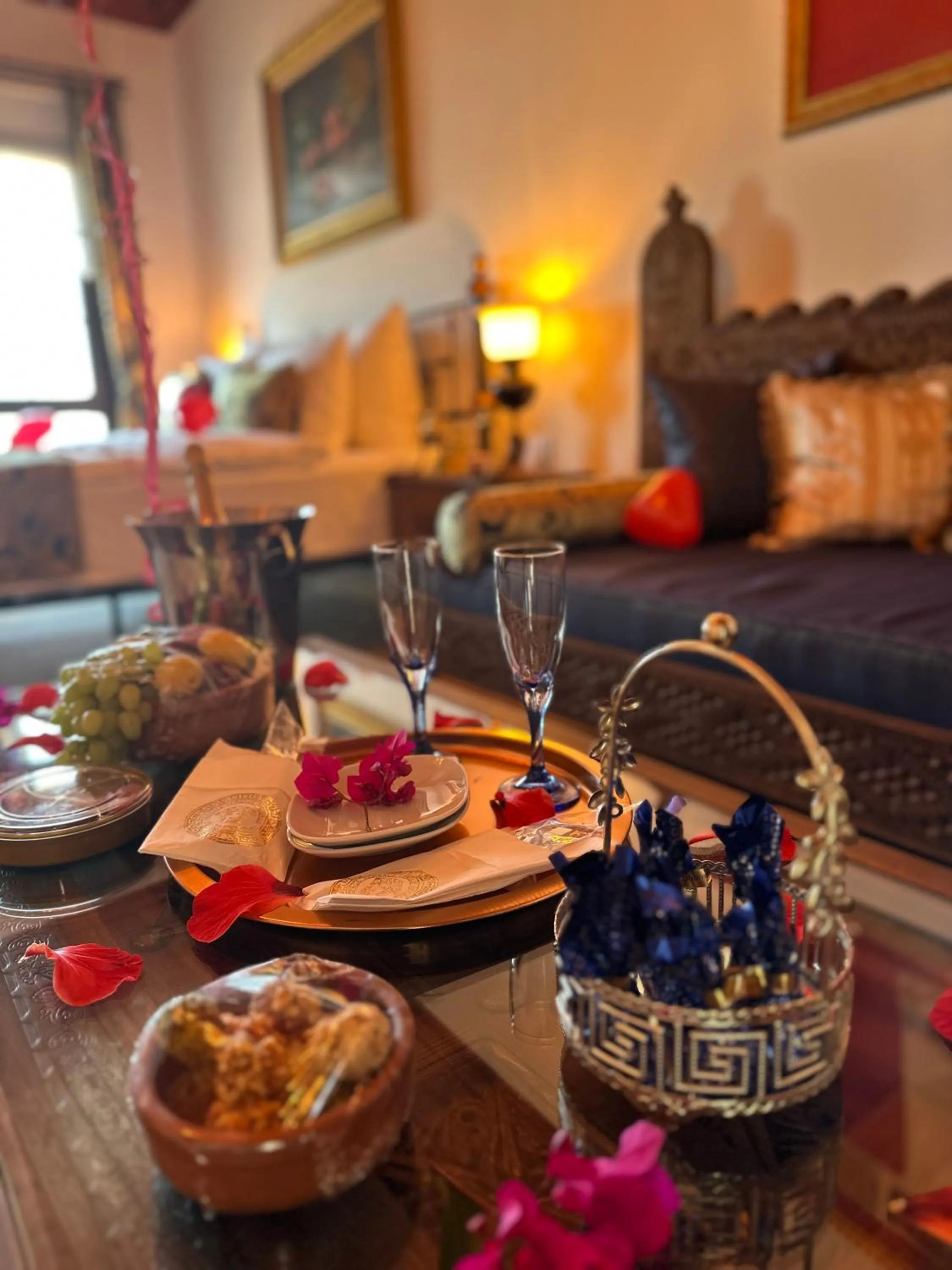 Seating area in Villa Ephesus Hotel