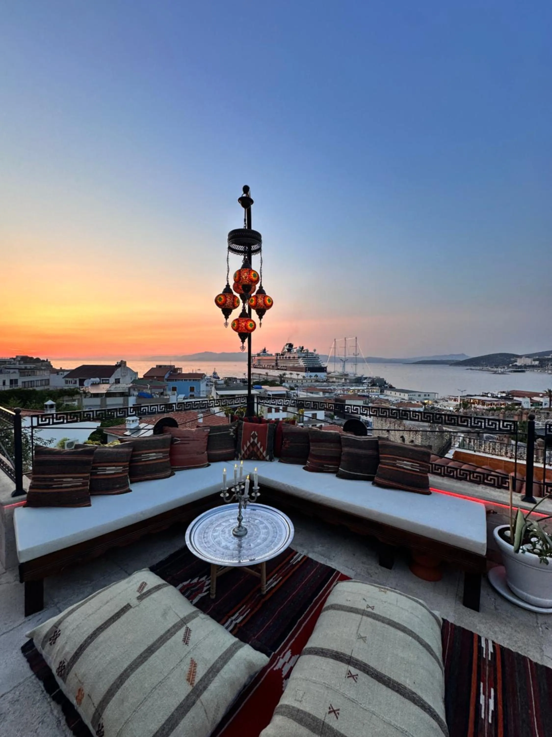 Sunset in Villa Ephesus Hotel