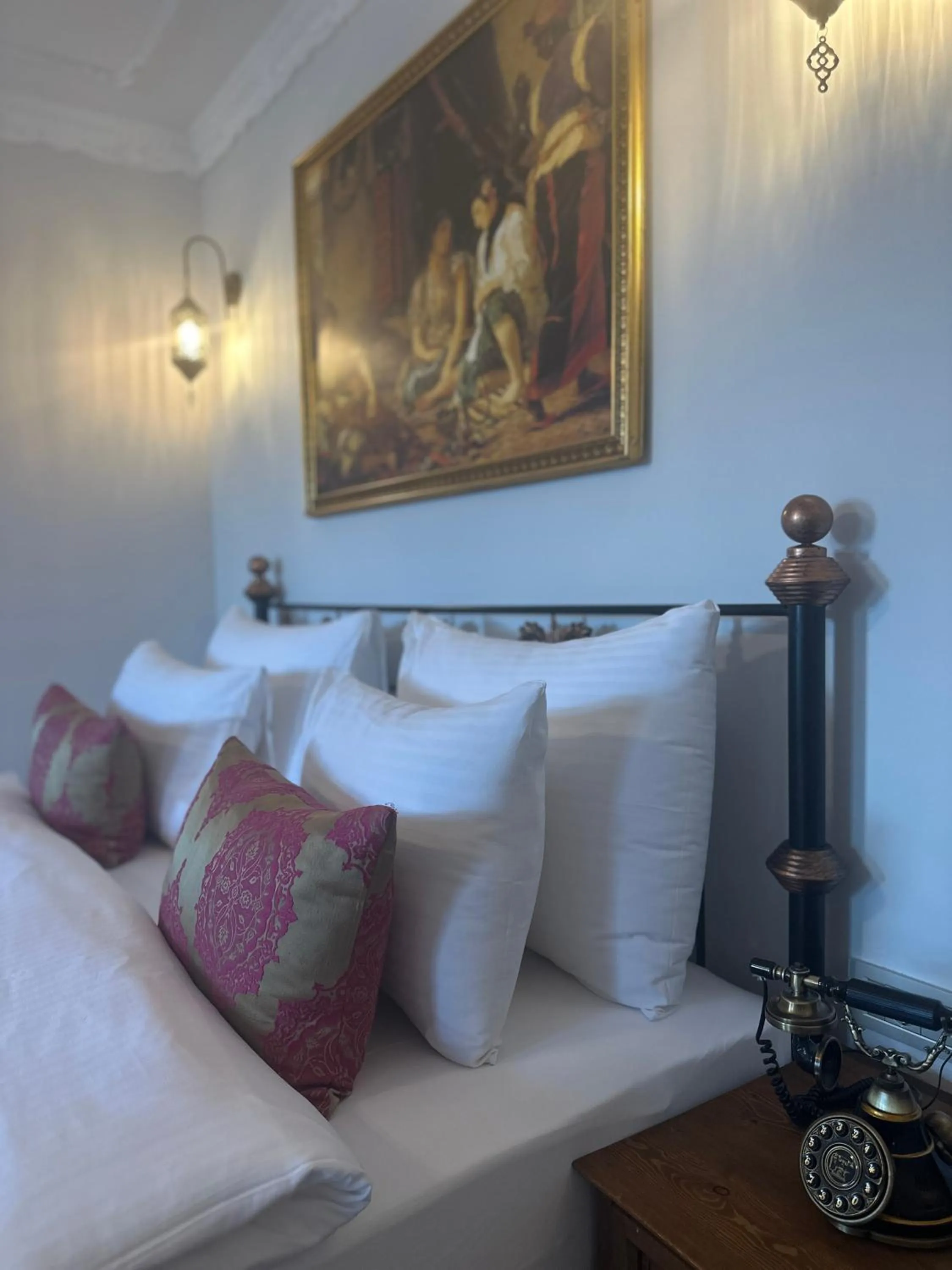 Decorative detail, Bed in Villa Ephesus Hotel