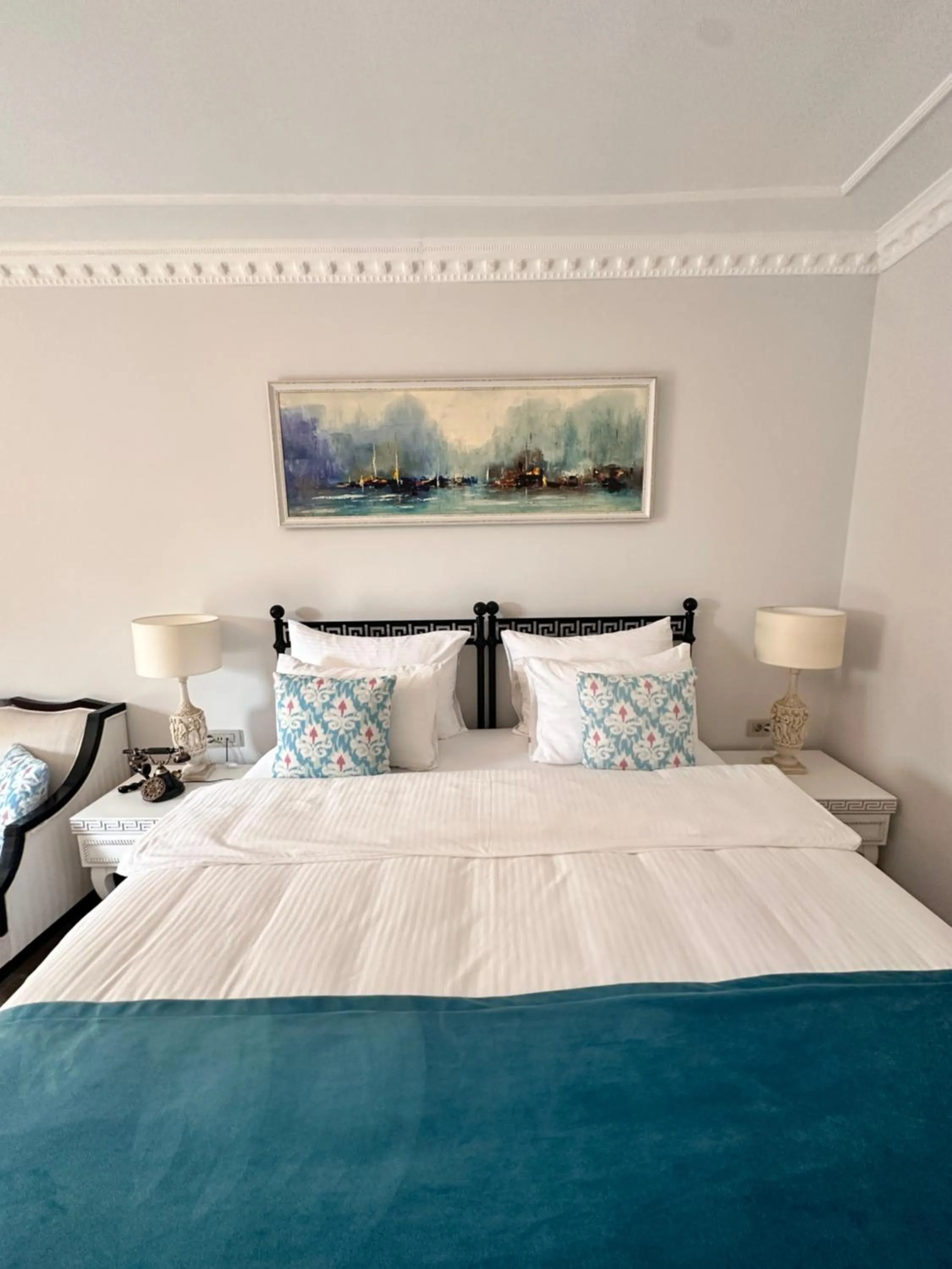 Bed in Villa Ephesus Hotel