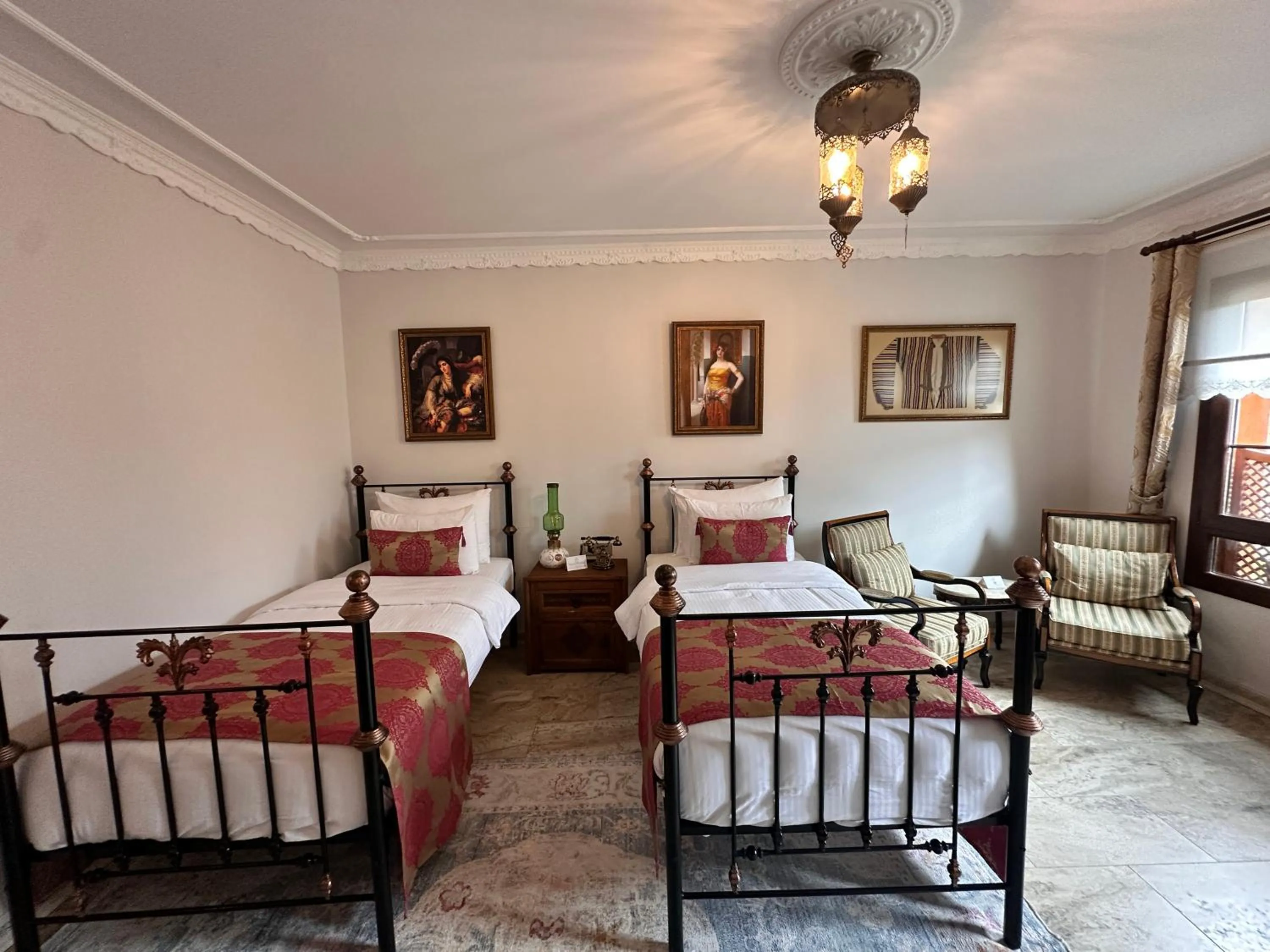 Bed in Villa Ephesus Hotel