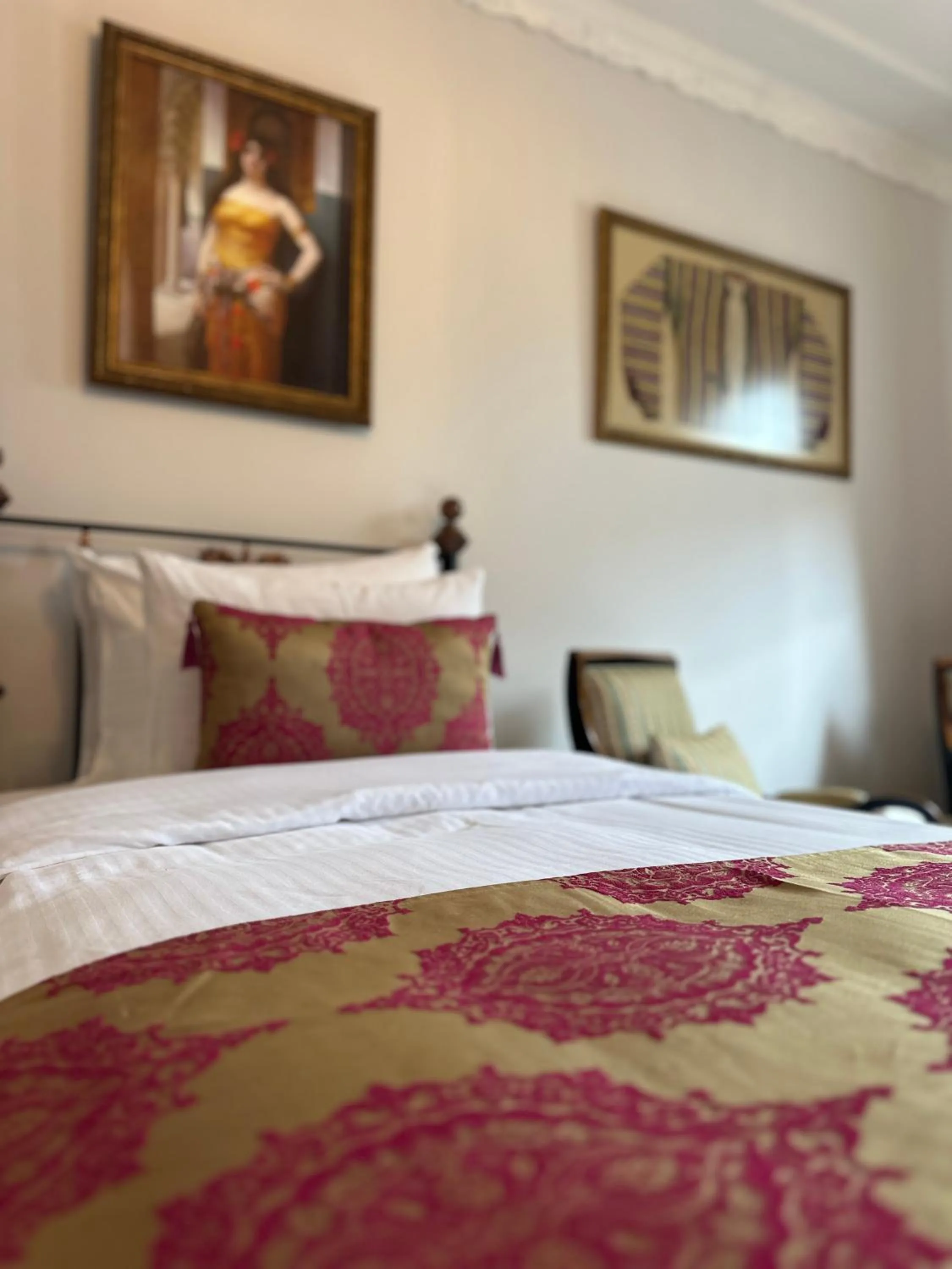 Bed in Villa Ephesus Hotel