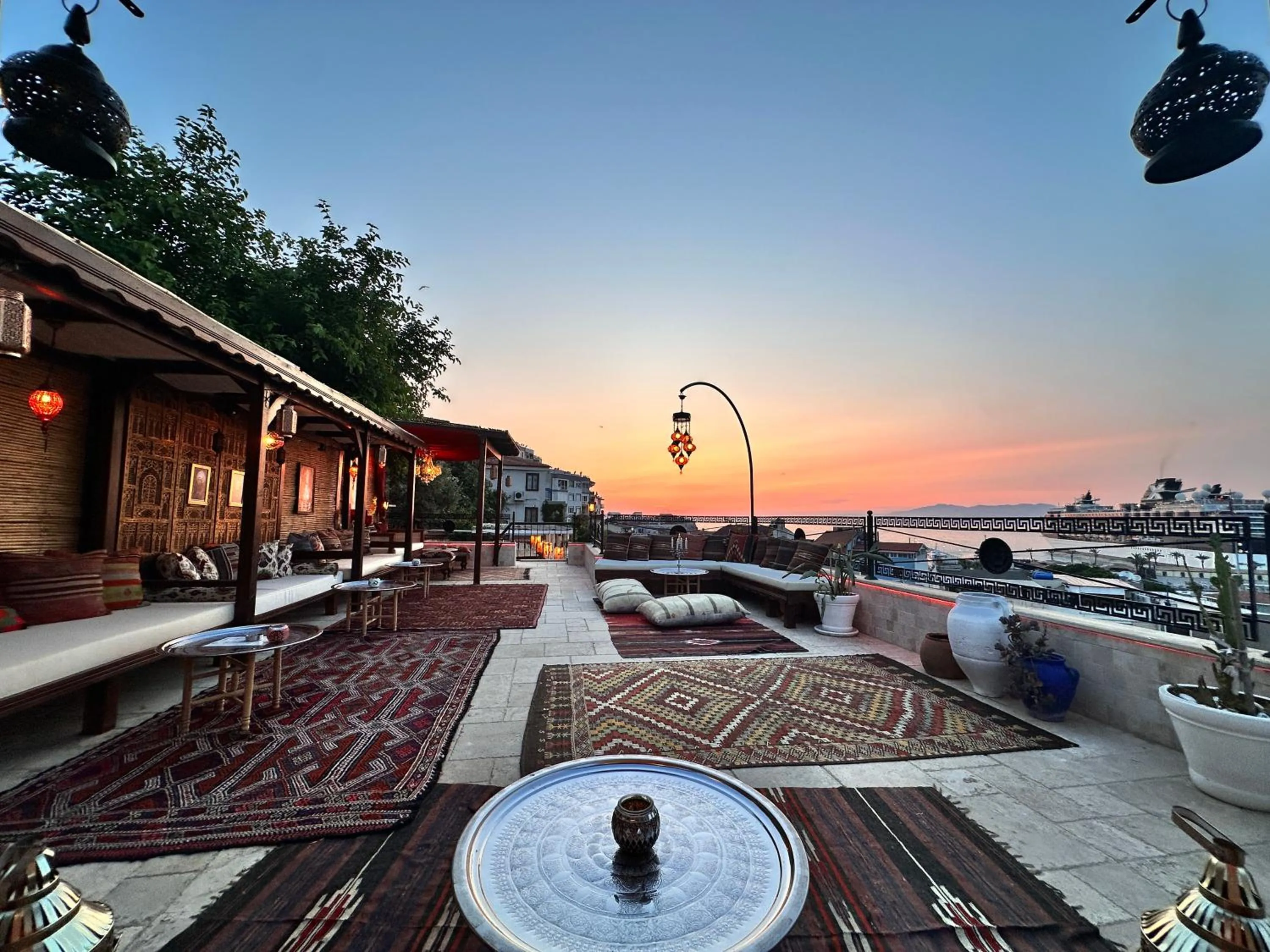 Sunset in Villa Ephesus Hotel