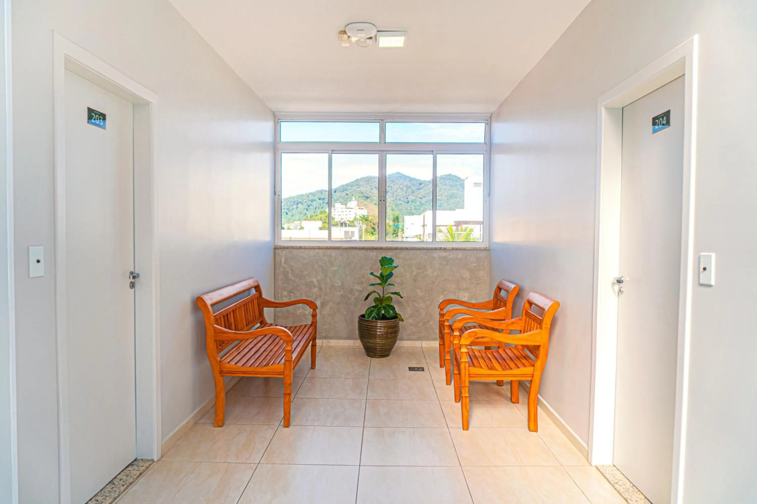 Seating area in Ubatuba Praia Hotel