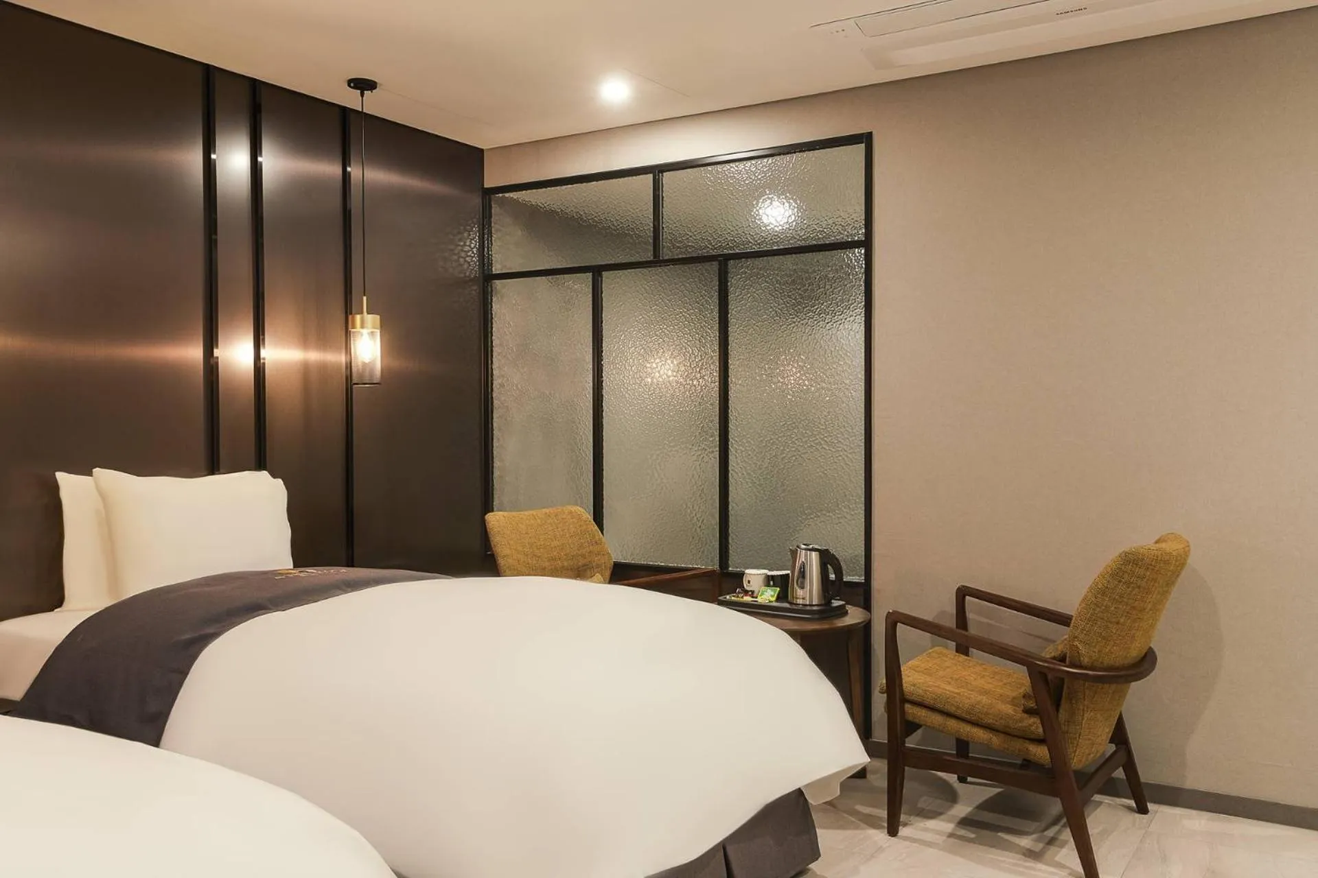 Bed in Namyangju Aone Hotel