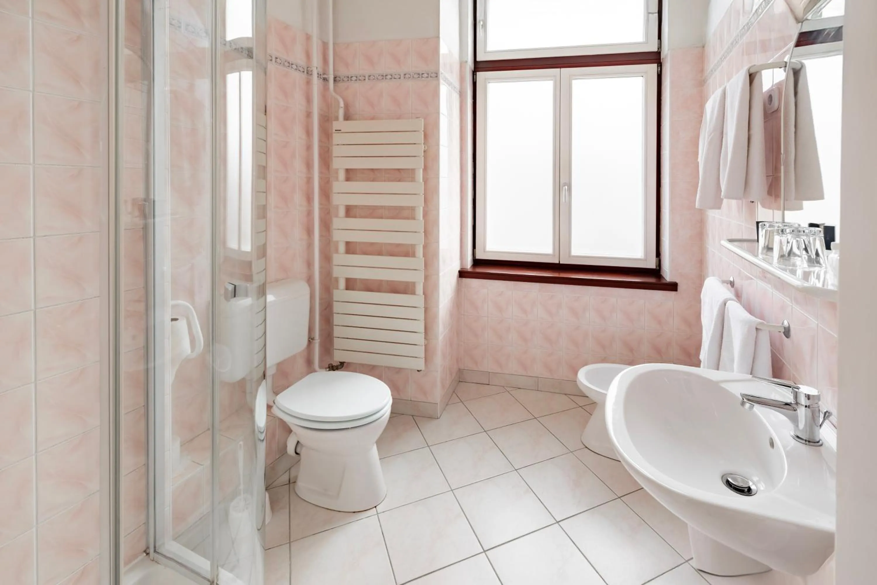 Shower in Hotel Pannonia