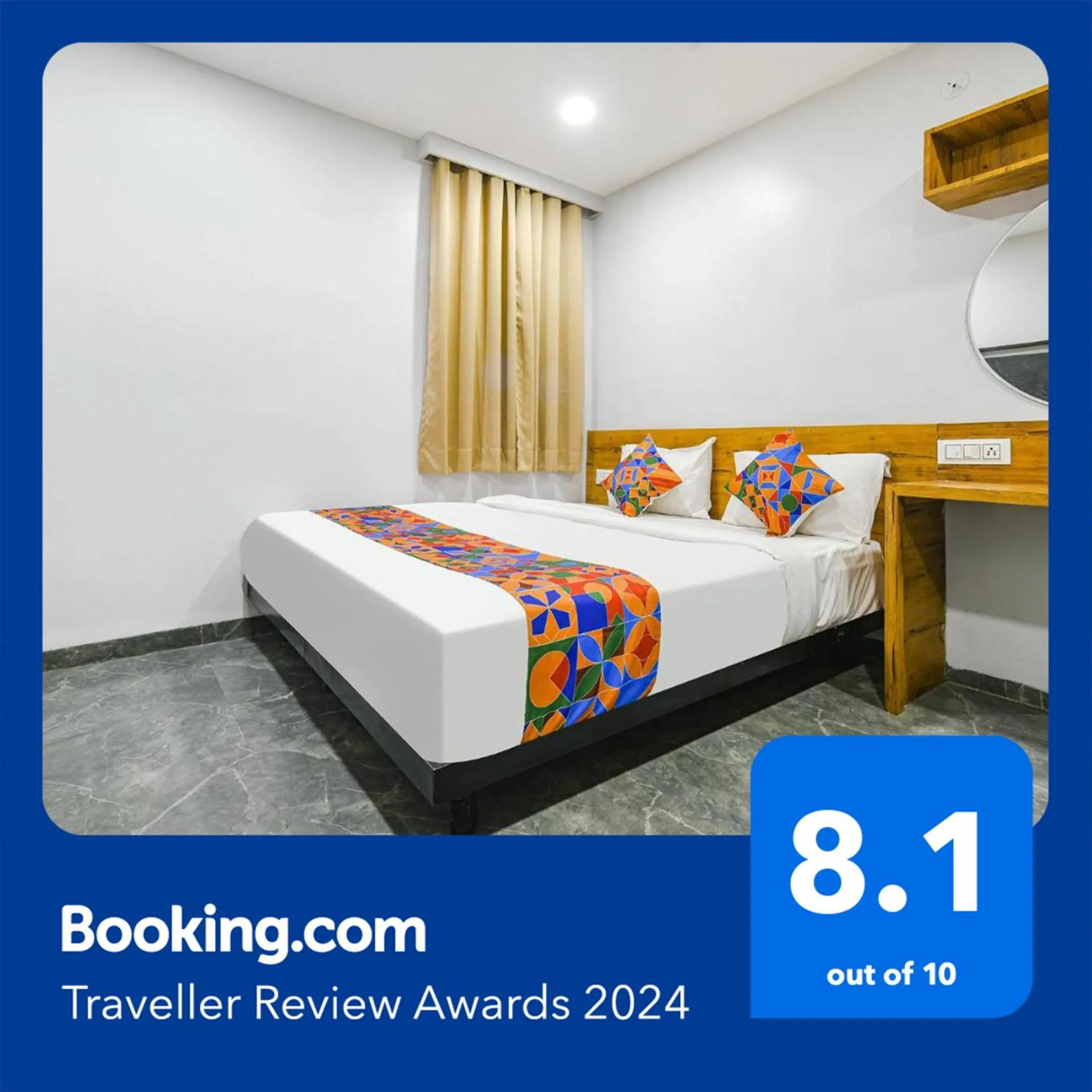 Bed in FabHotel Unity Landmark