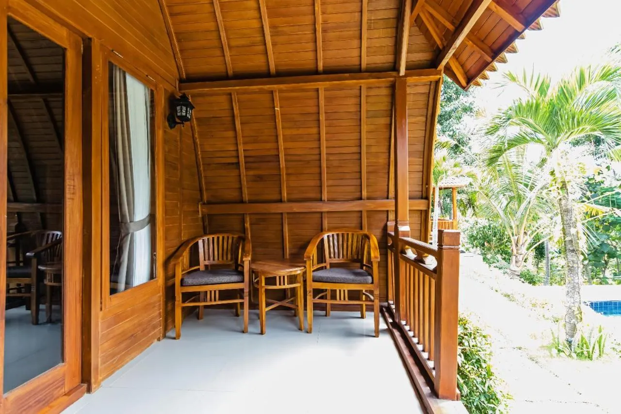 Patio in Kelingking Mesari Villa and Spa