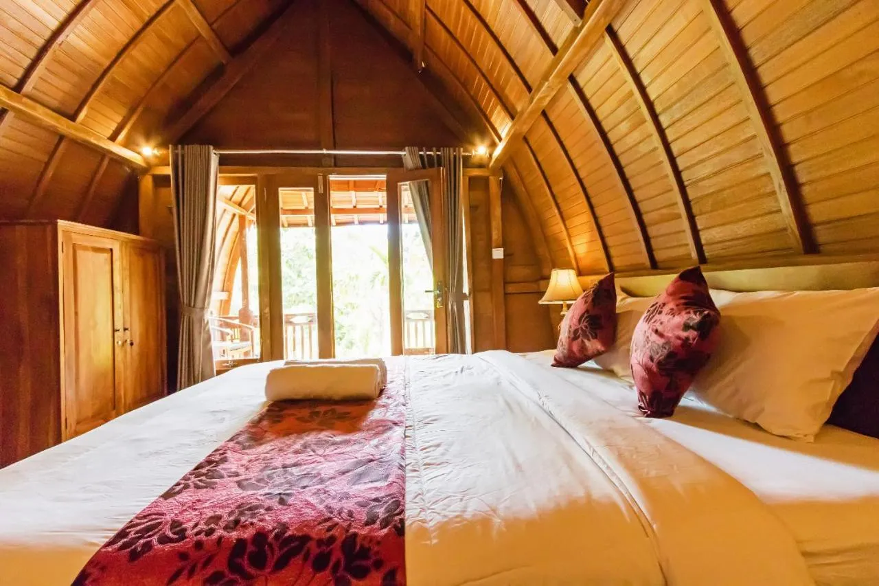 Bedroom, Bed in Kelingking Mesari Villa and Spa