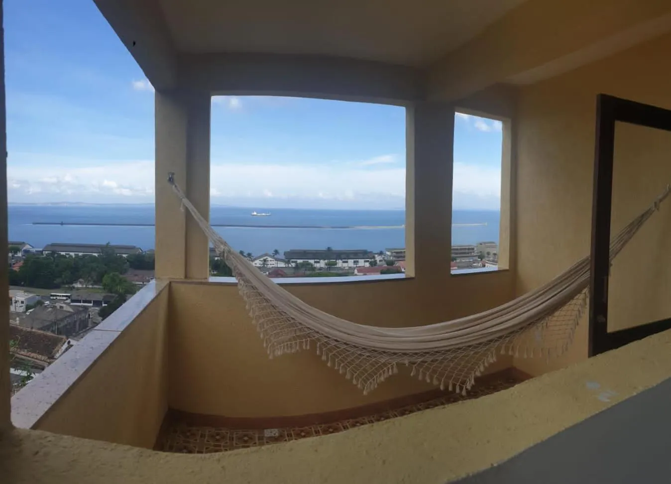Balcony/Terrace in Pousada Beija Flor