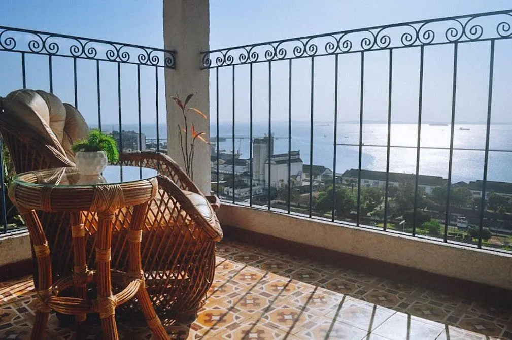 Balcony/Terrace in Pousada Beija Flor