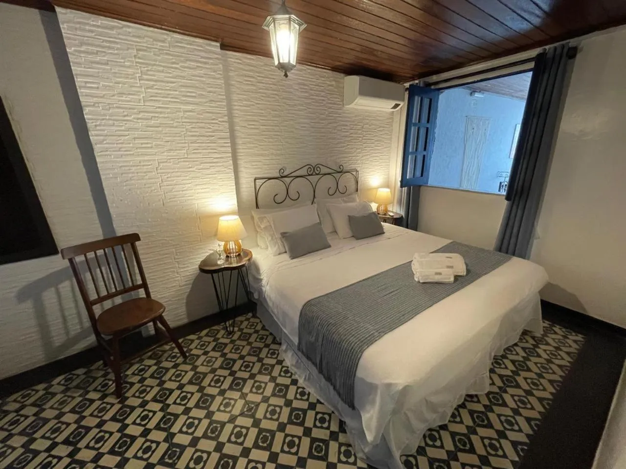 Bedroom, Bed in Pousada Beija Flor