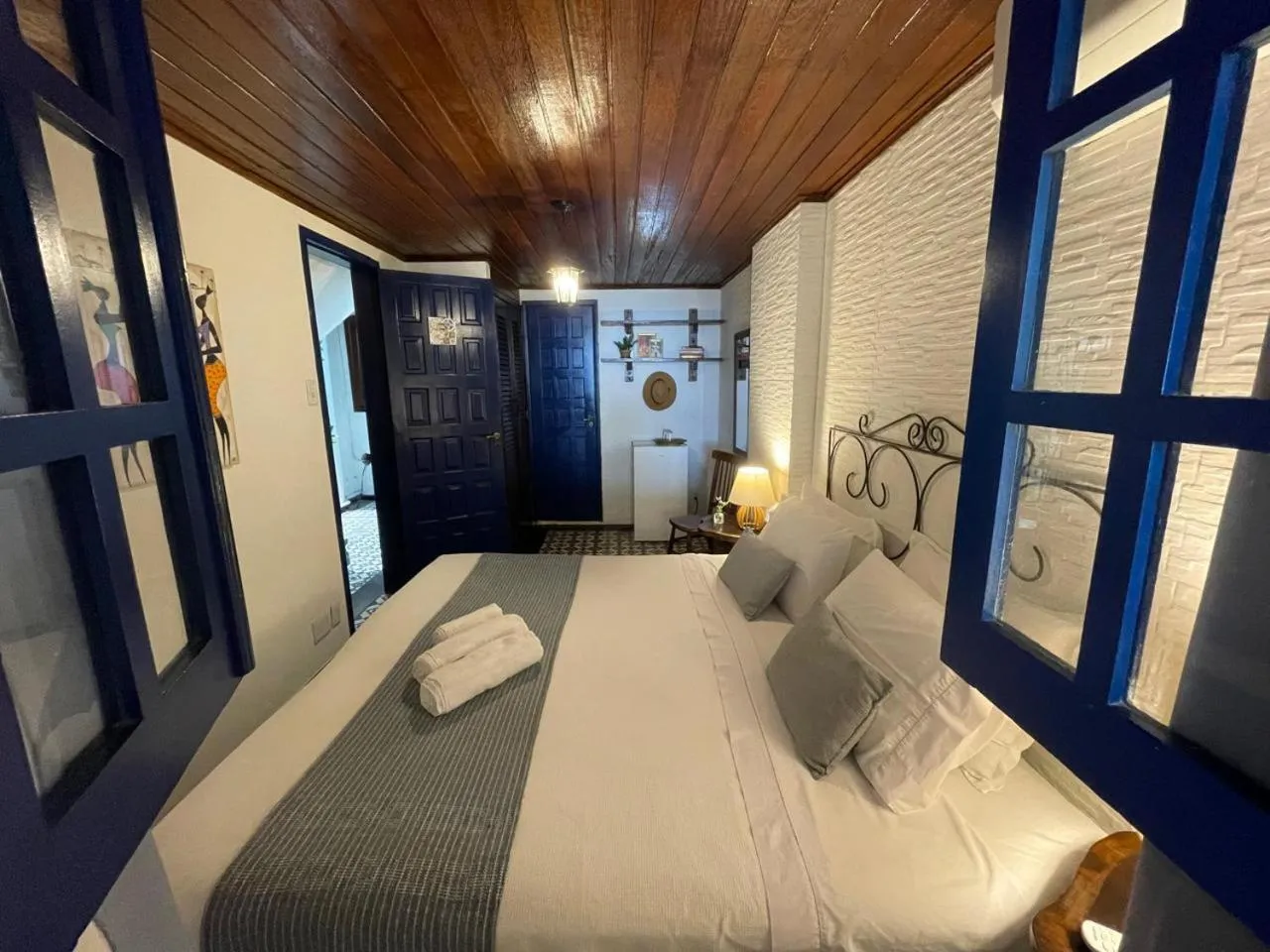 Bedroom, Bed in Pousada Beija Flor