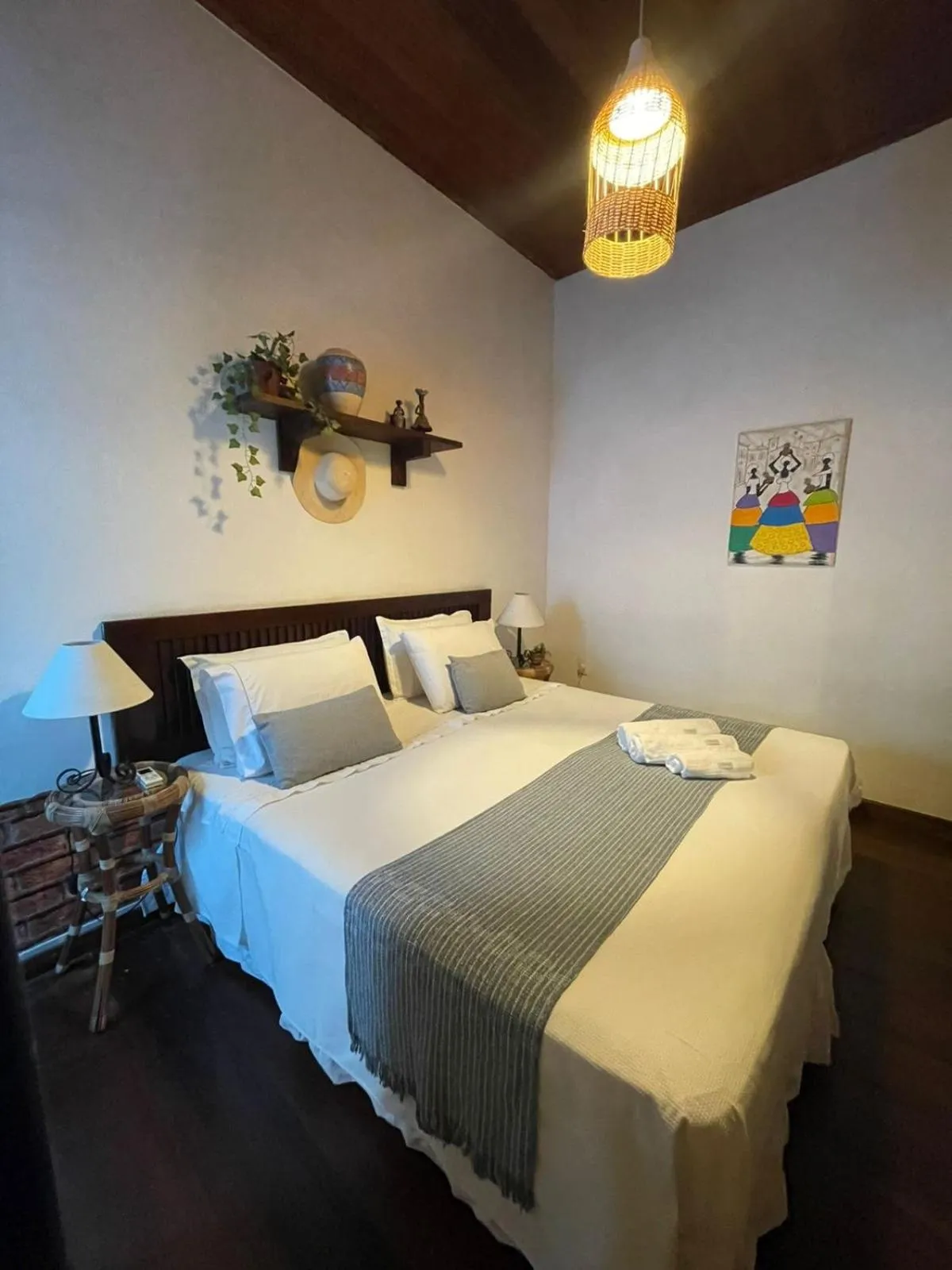 Bedroom, Bed in Pousada Beija Flor