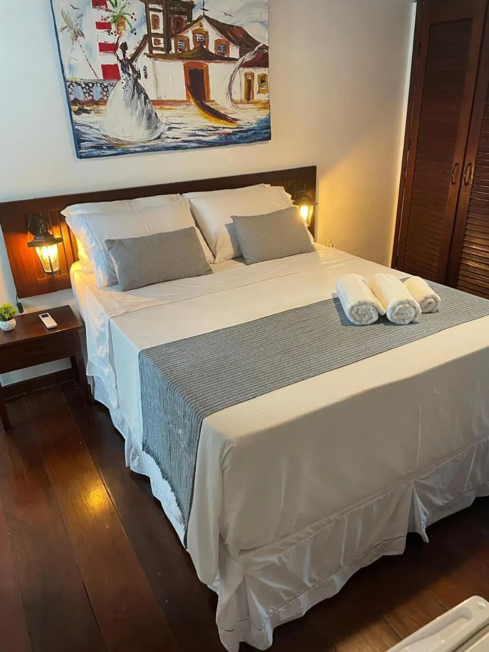 Bedroom, Bed in Pousada Beija Flor