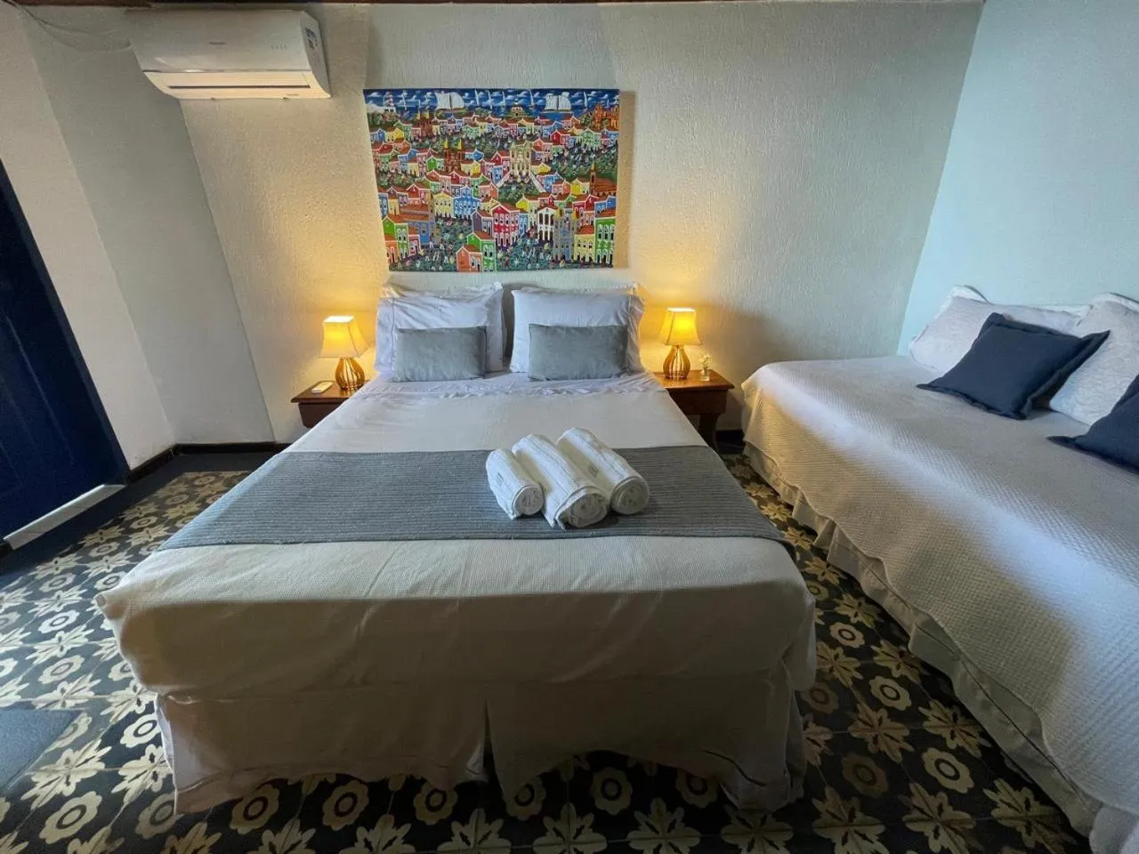 Bedroom, Bed in Pousada Beija Flor