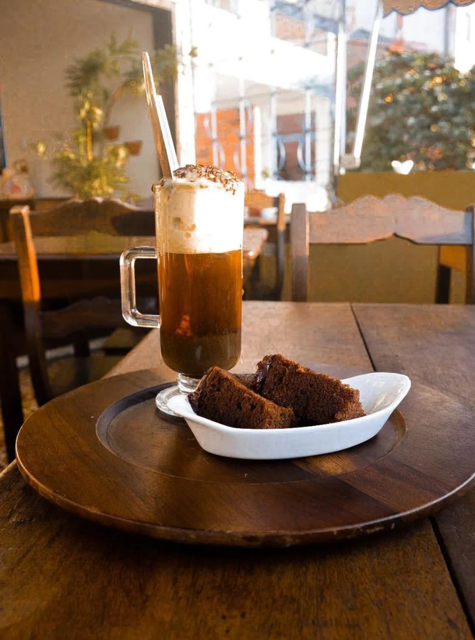 Balcony/Terrace in Pousada Beija Flor