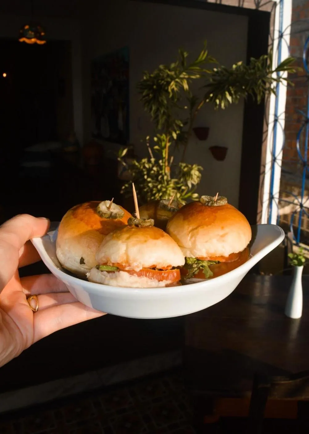 Balcony/Terrace in Pousada Beija Flor