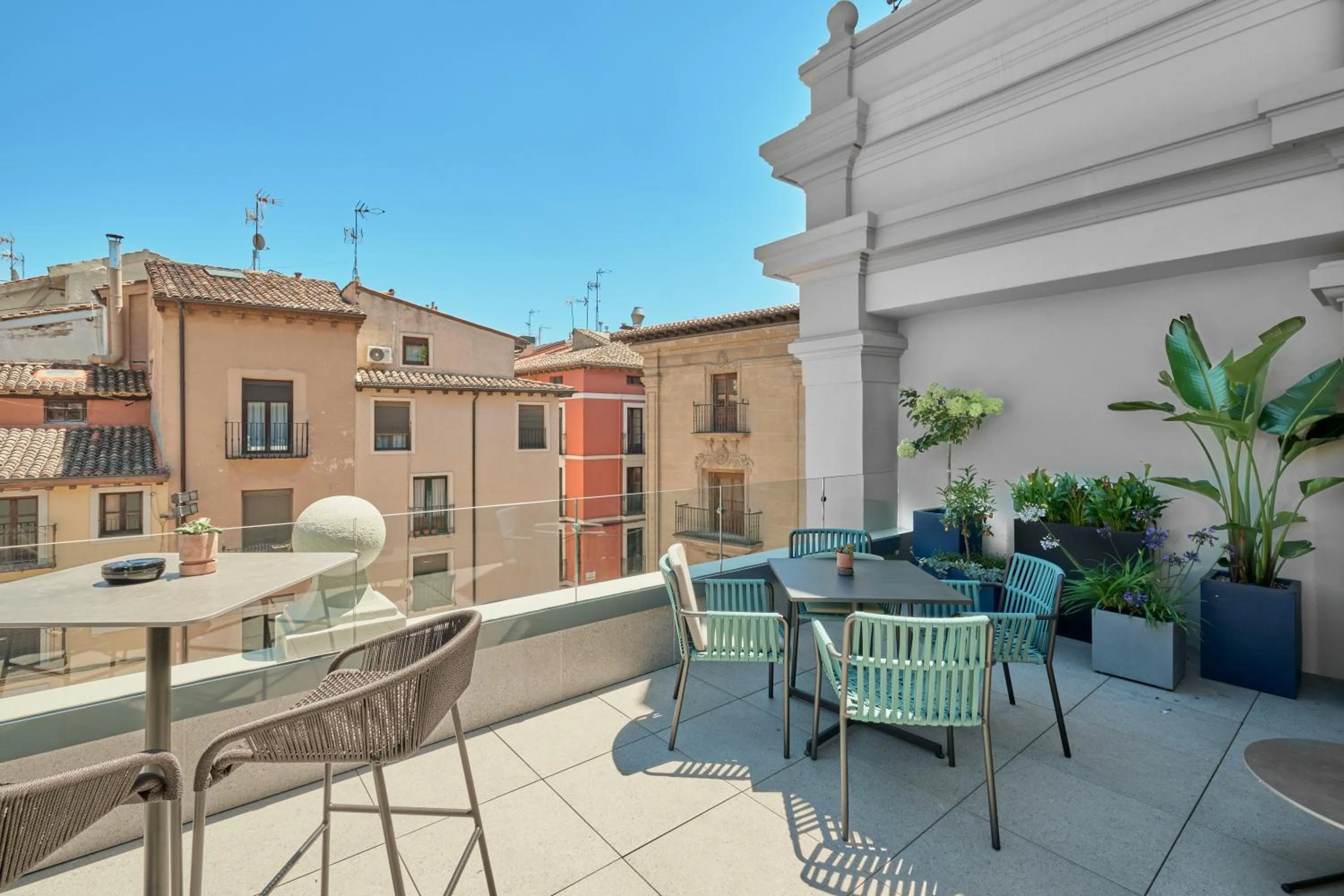 Balcony/Terrace in Áurea Palacio de Correos by Eurostars Hotel Company