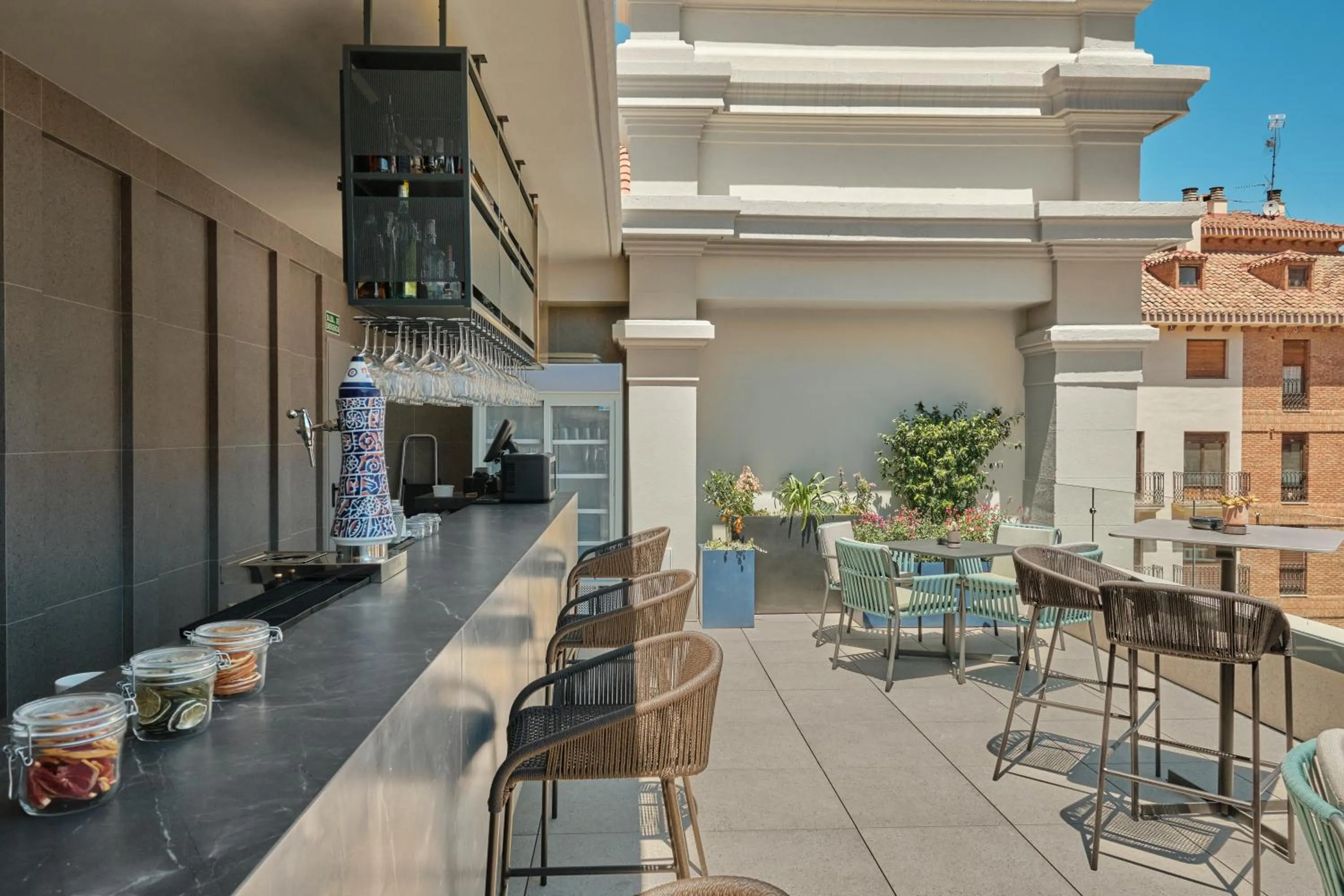 Balcony/Terrace in Áurea Palacio de Correos by Eurostars Hotel Company