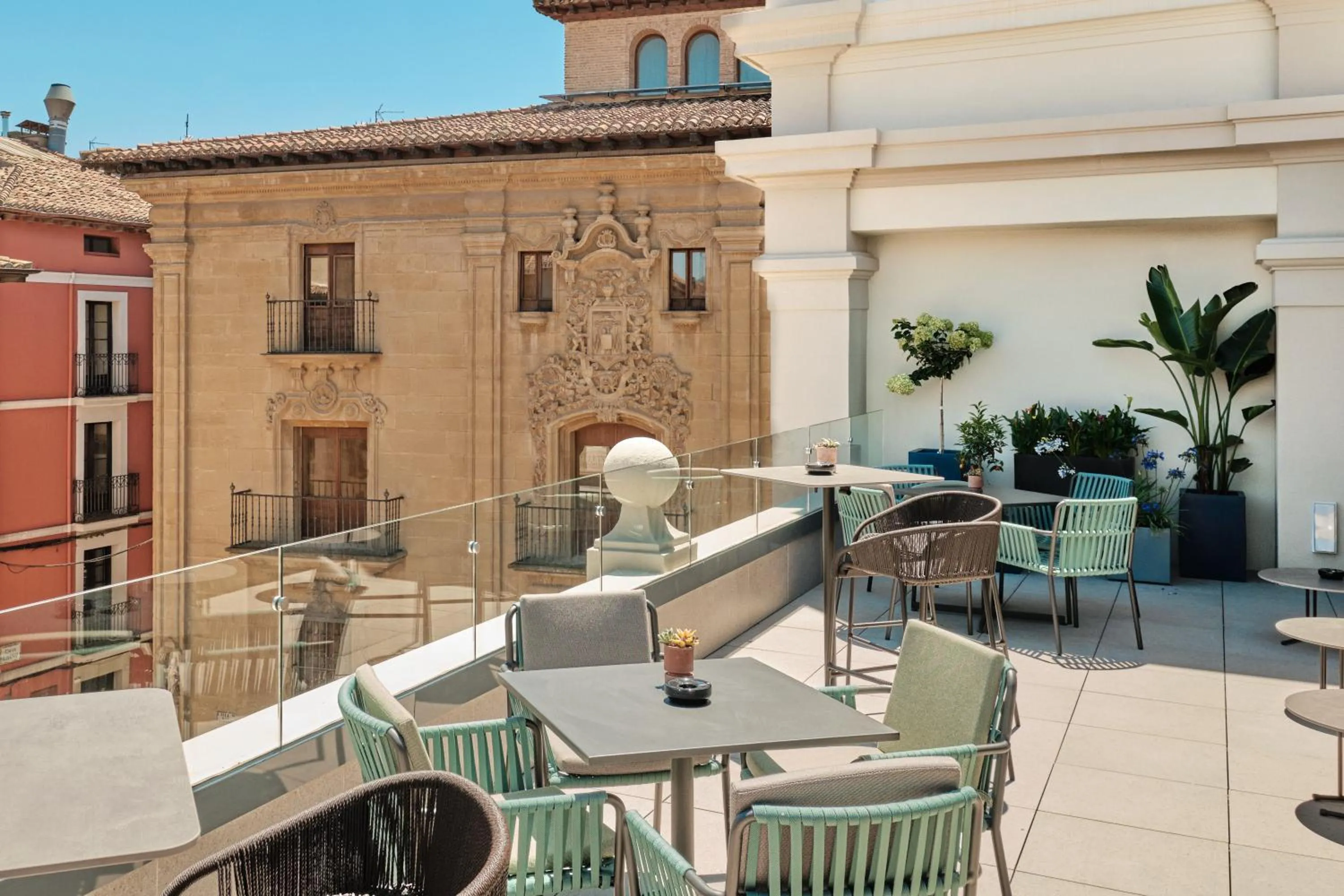 Balcony/Terrace in Áurea Palacio de Correos by Eurostars Hotel Company