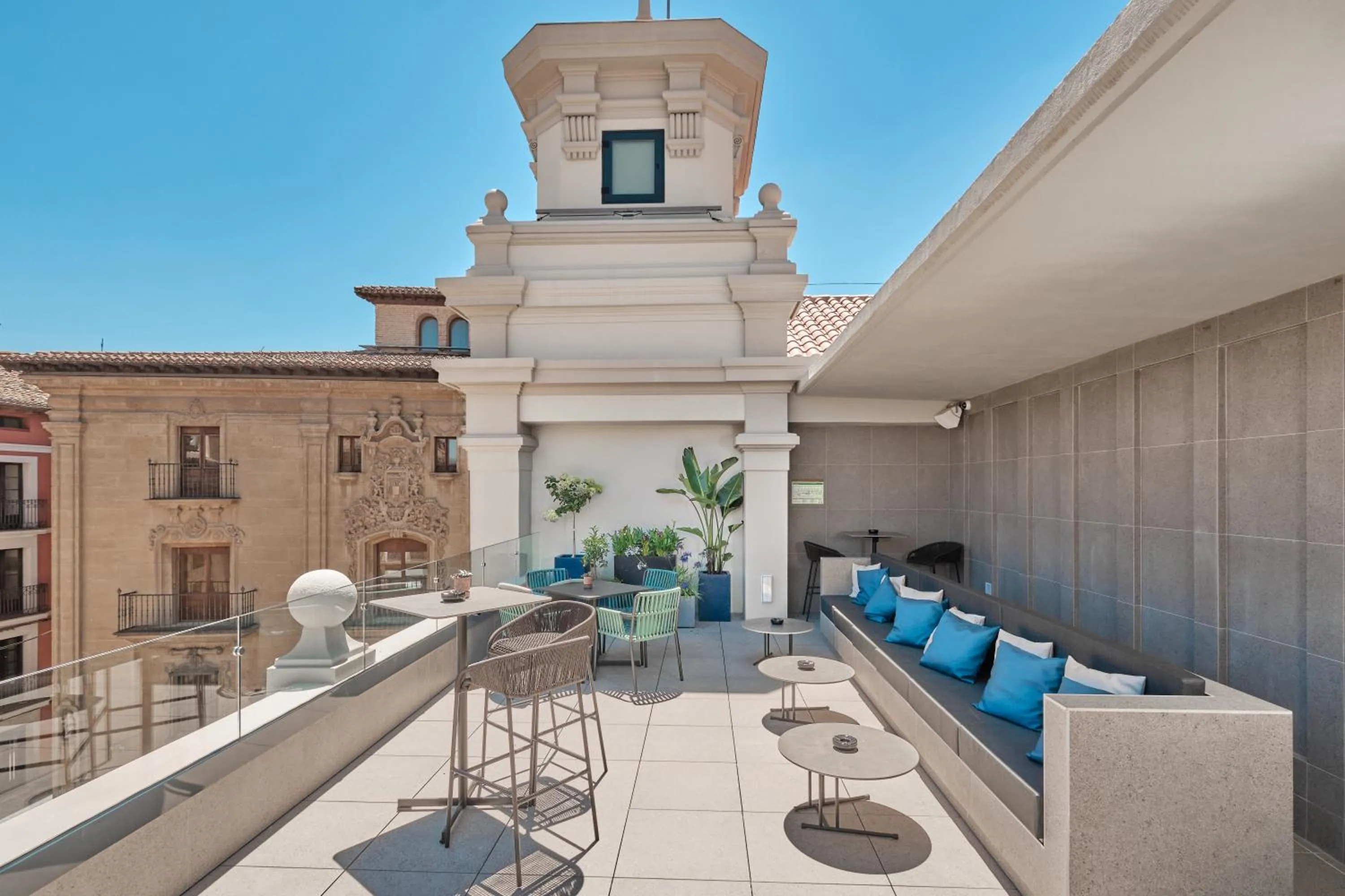 Balcony/Terrace in Áurea Palacio de Correos by Eurostars Hotel Company