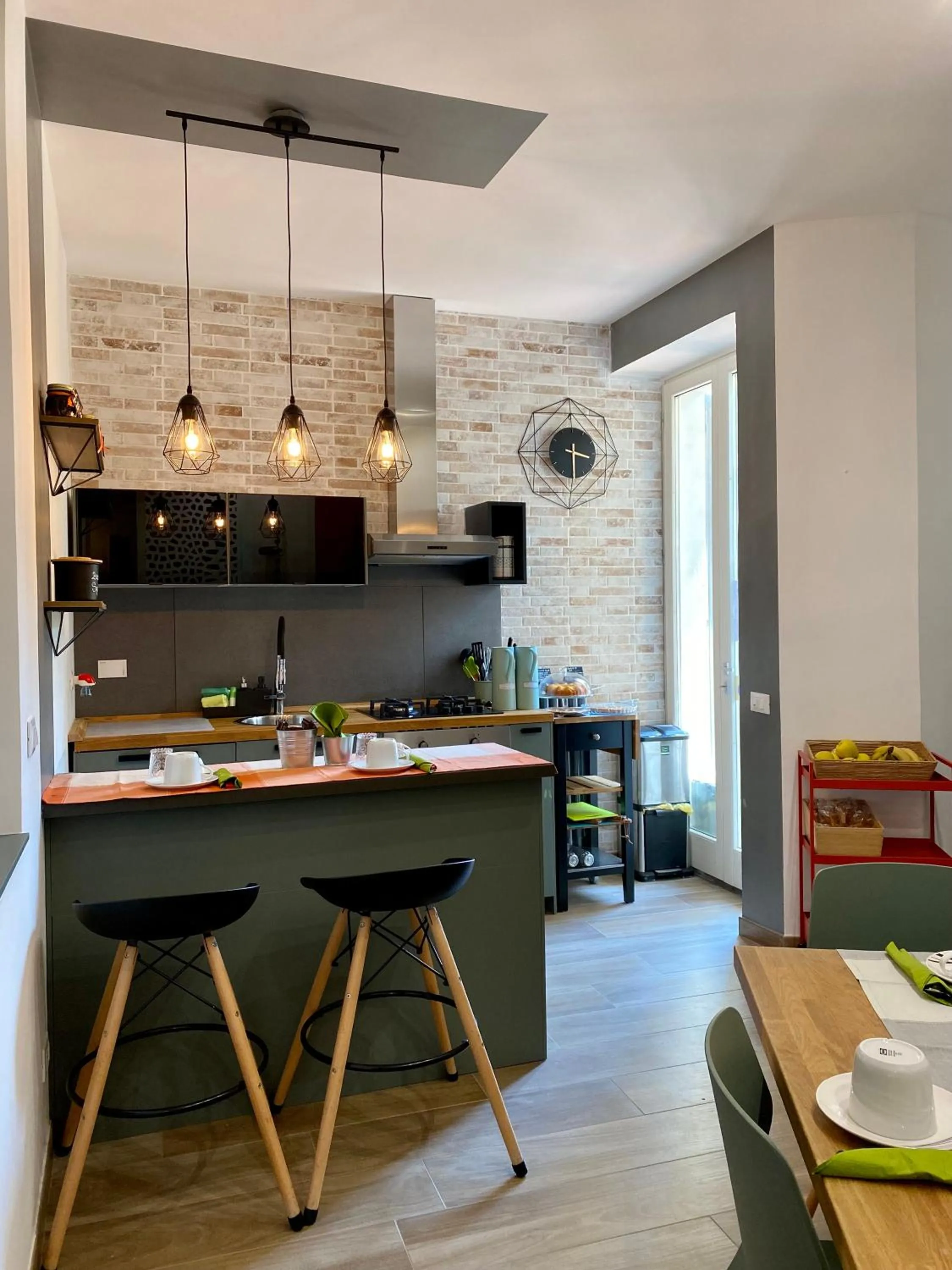Kitchen or kitchenette in B&B Monteverdi L'Arancio