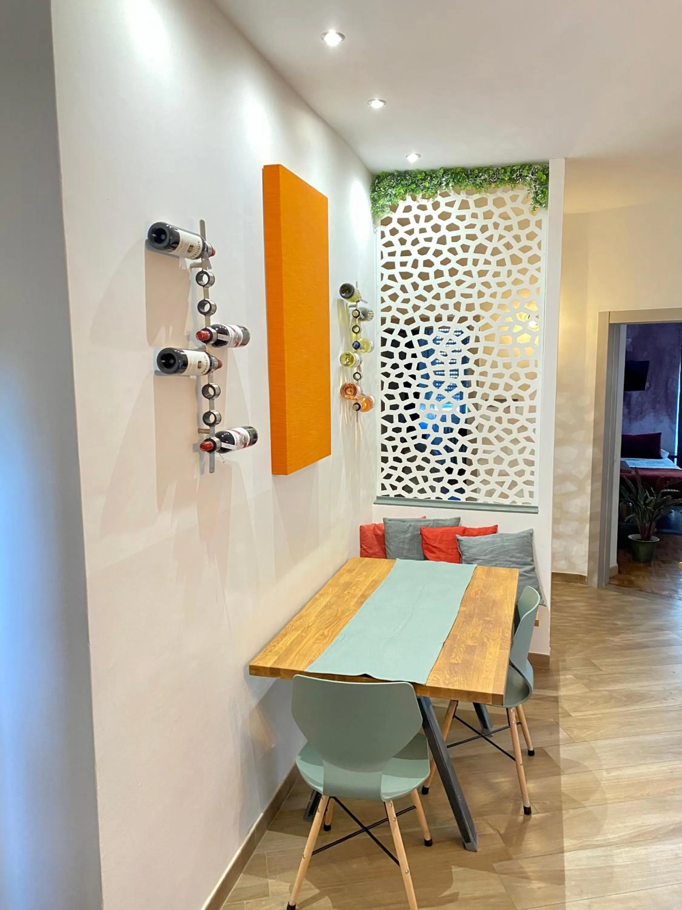 Dining area in B&B Monteverdi L'Arancio