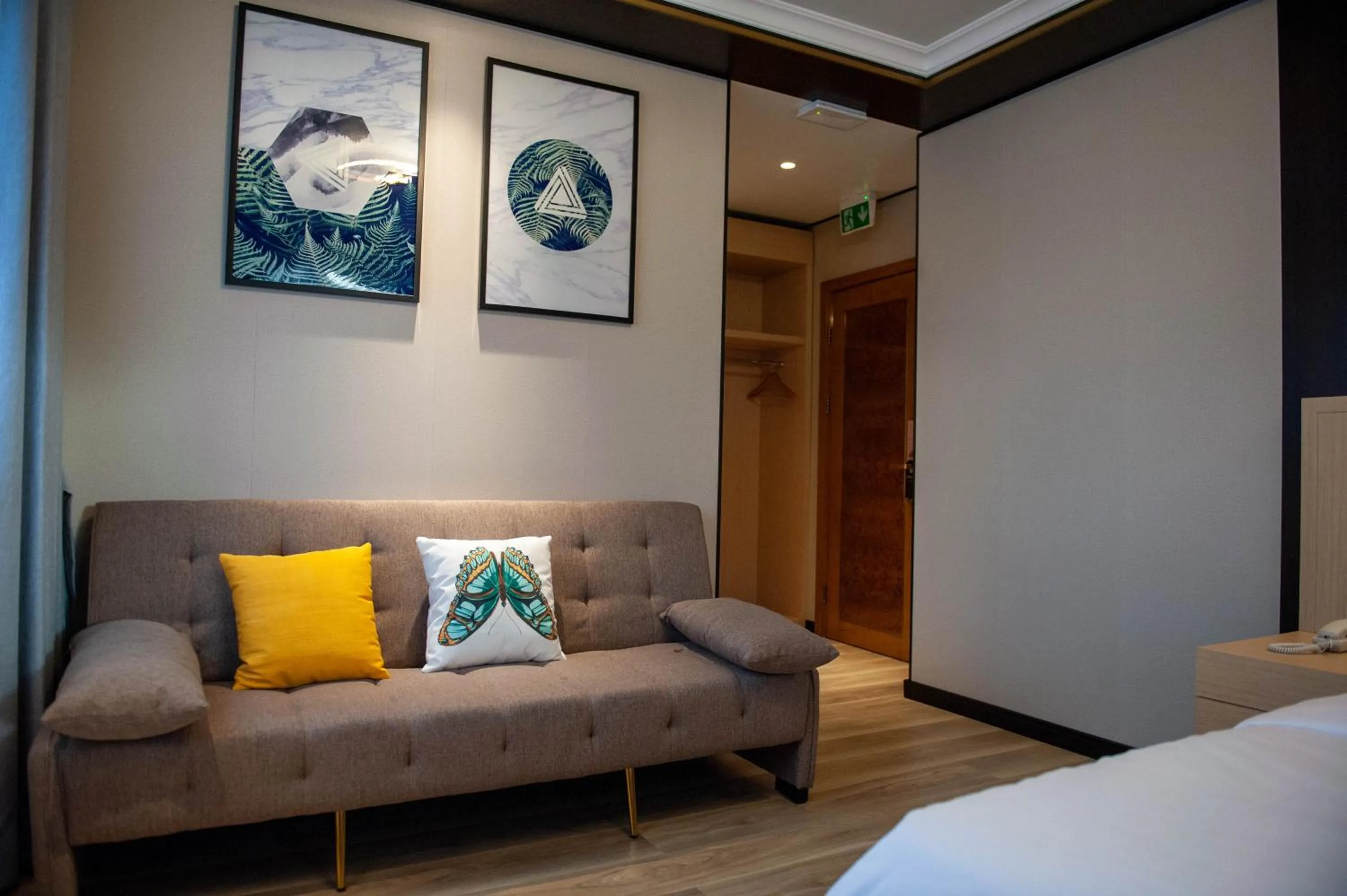 Bed in Mr.Liao Hotel