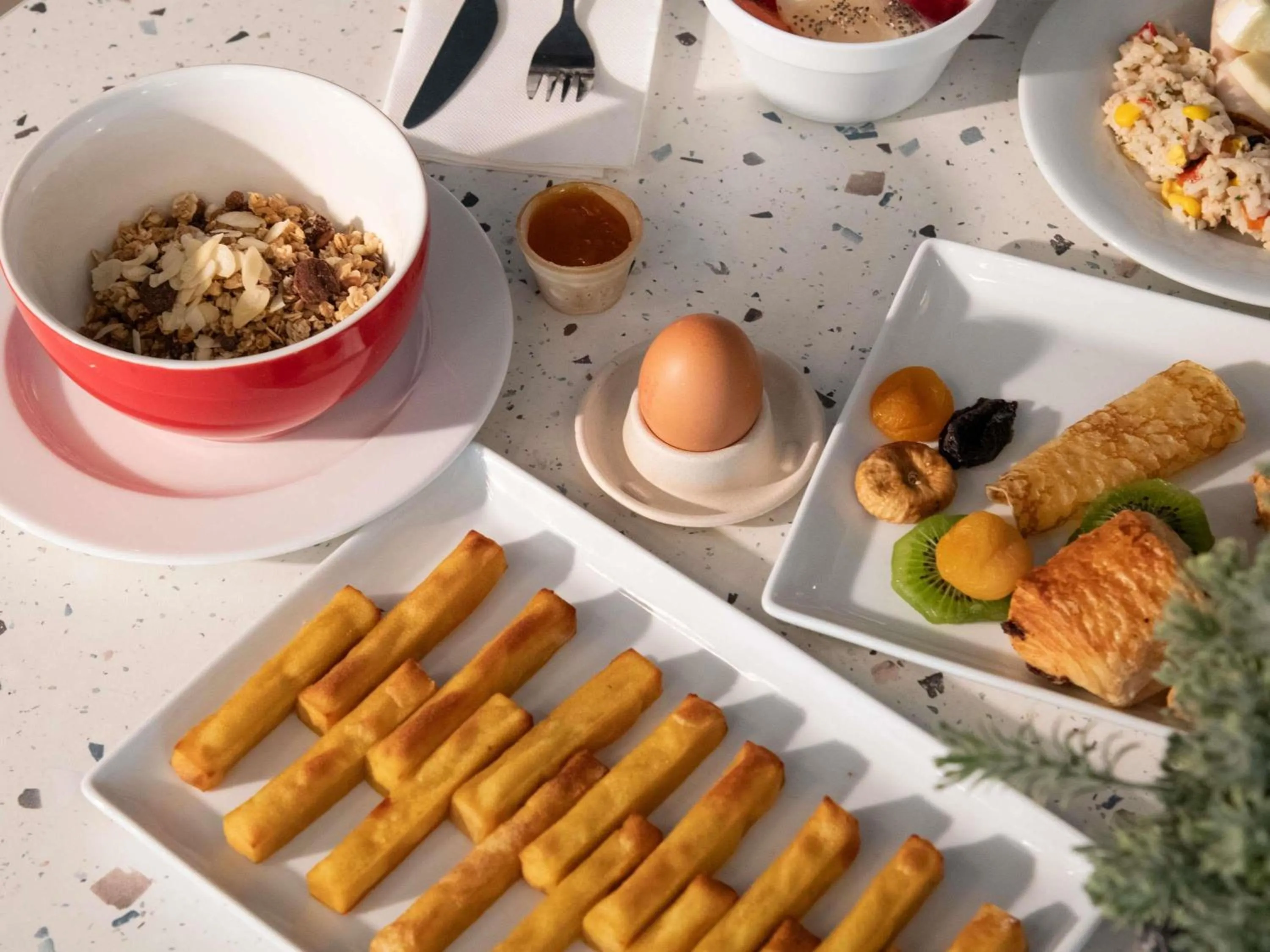 Breakfast in Novotel Suites Nice Airport