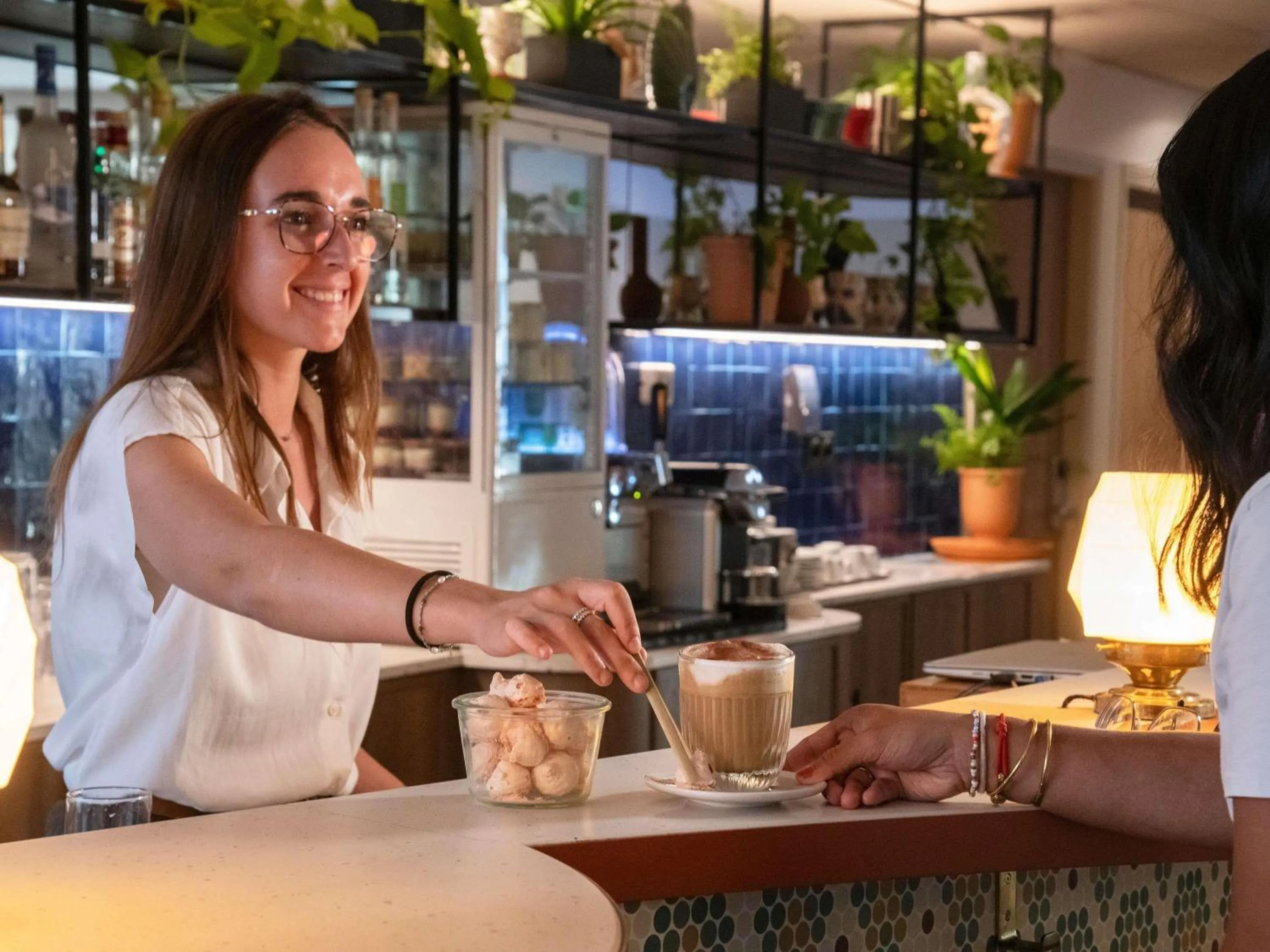 Lounge or bar in Novotel Suites Nice Airport