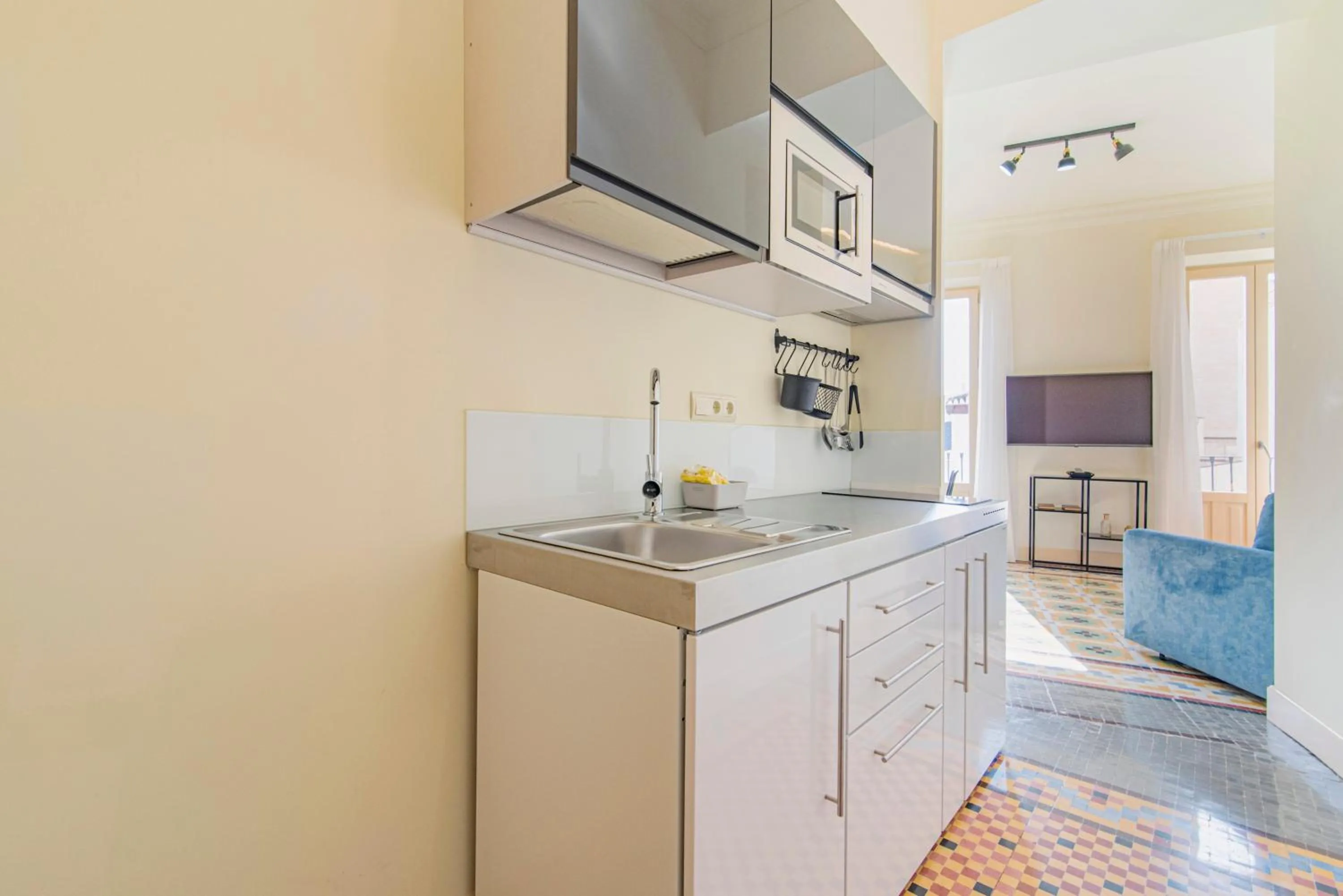 Kitchen or kitchenette in Mosaiko Homes Catedral Granada
