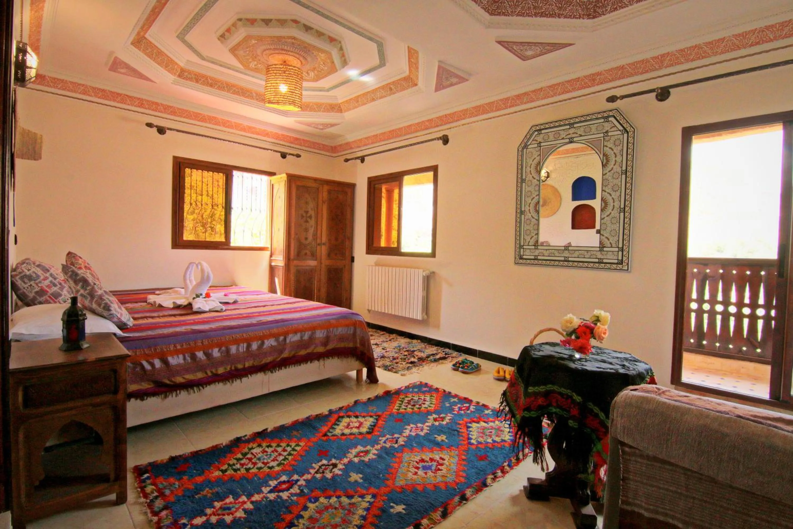 Patio, Bed in Jnane Karma