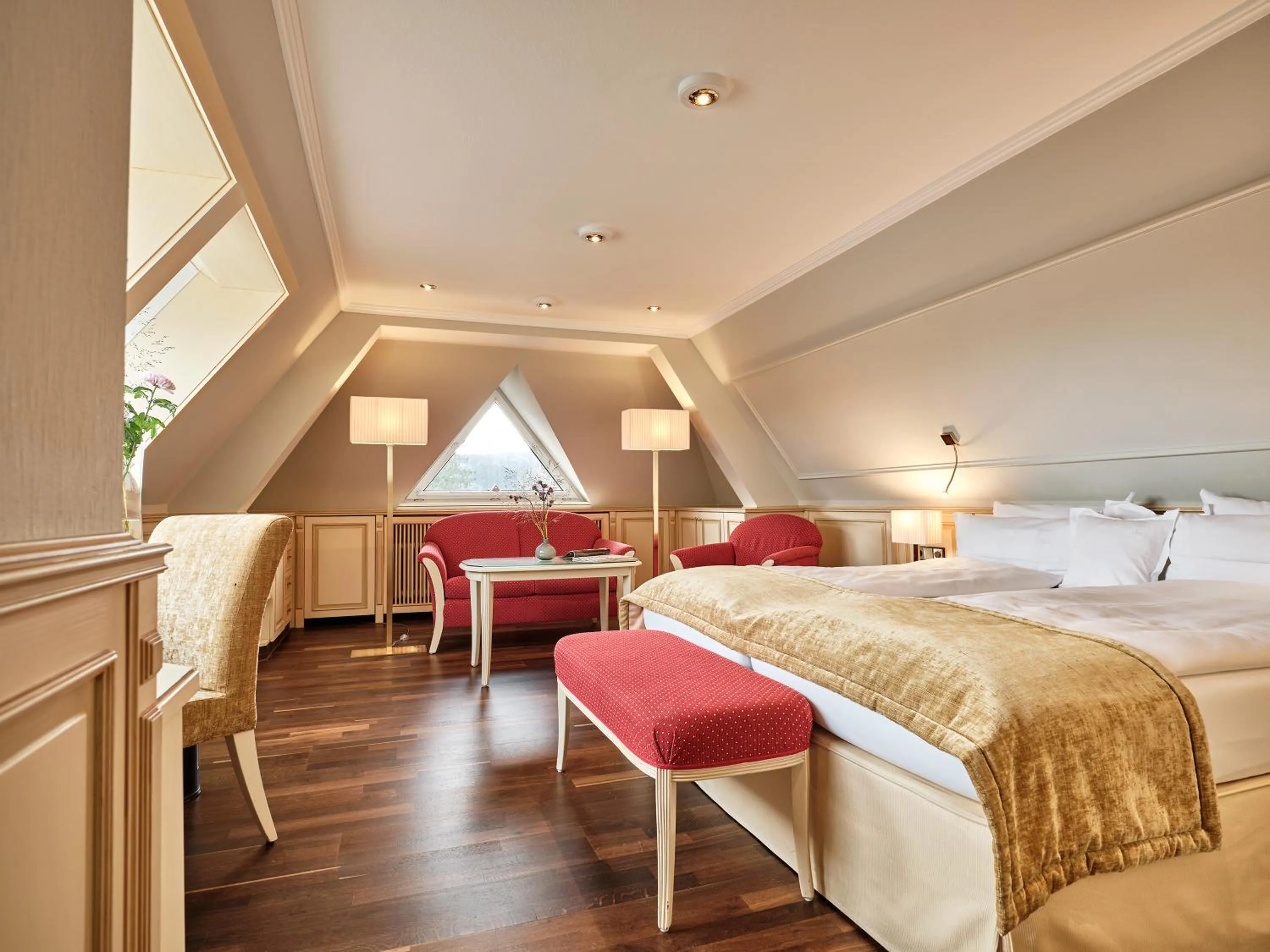 Bed in Hotel Reppert