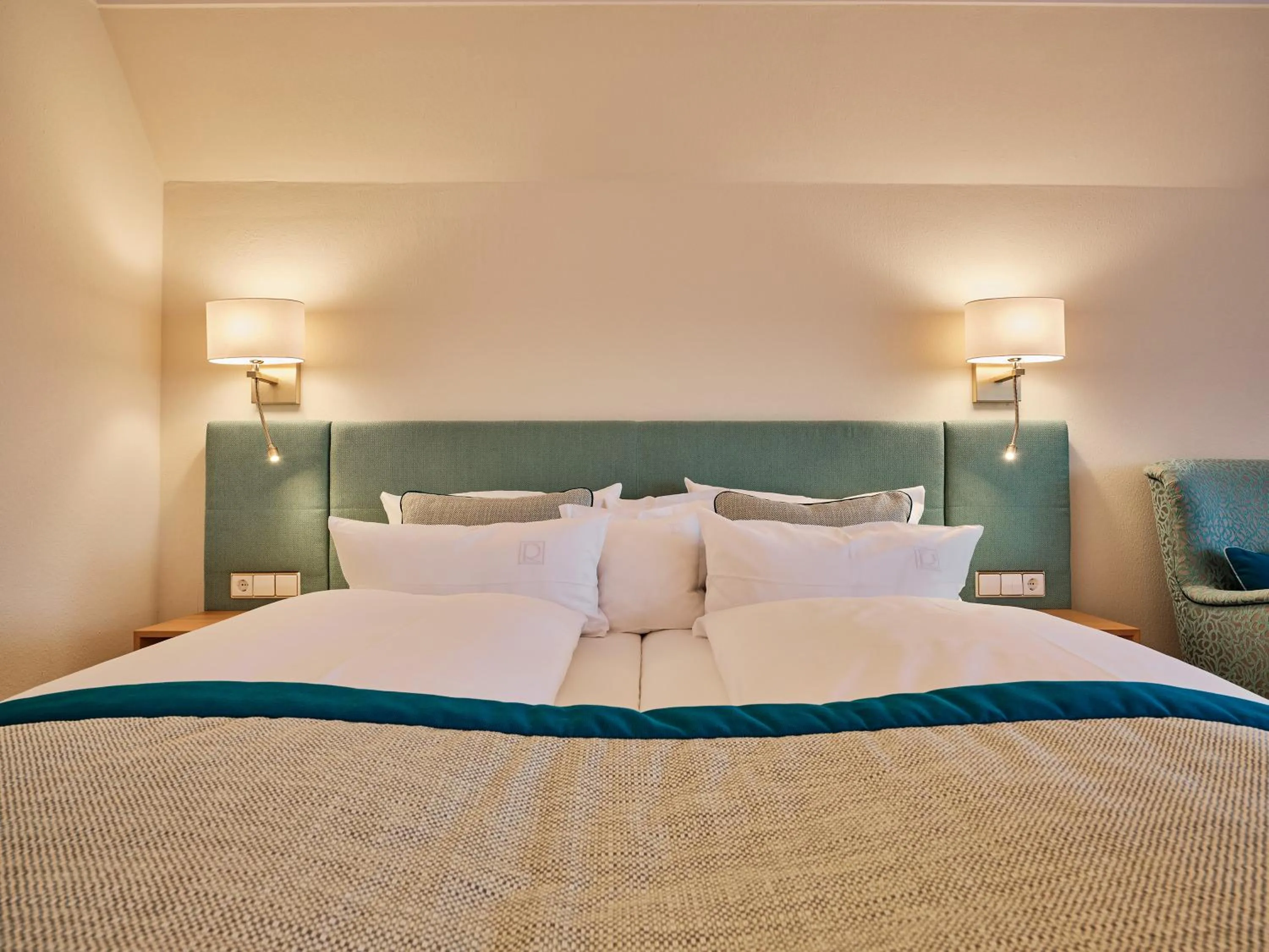 Bed in Hotel Reppert