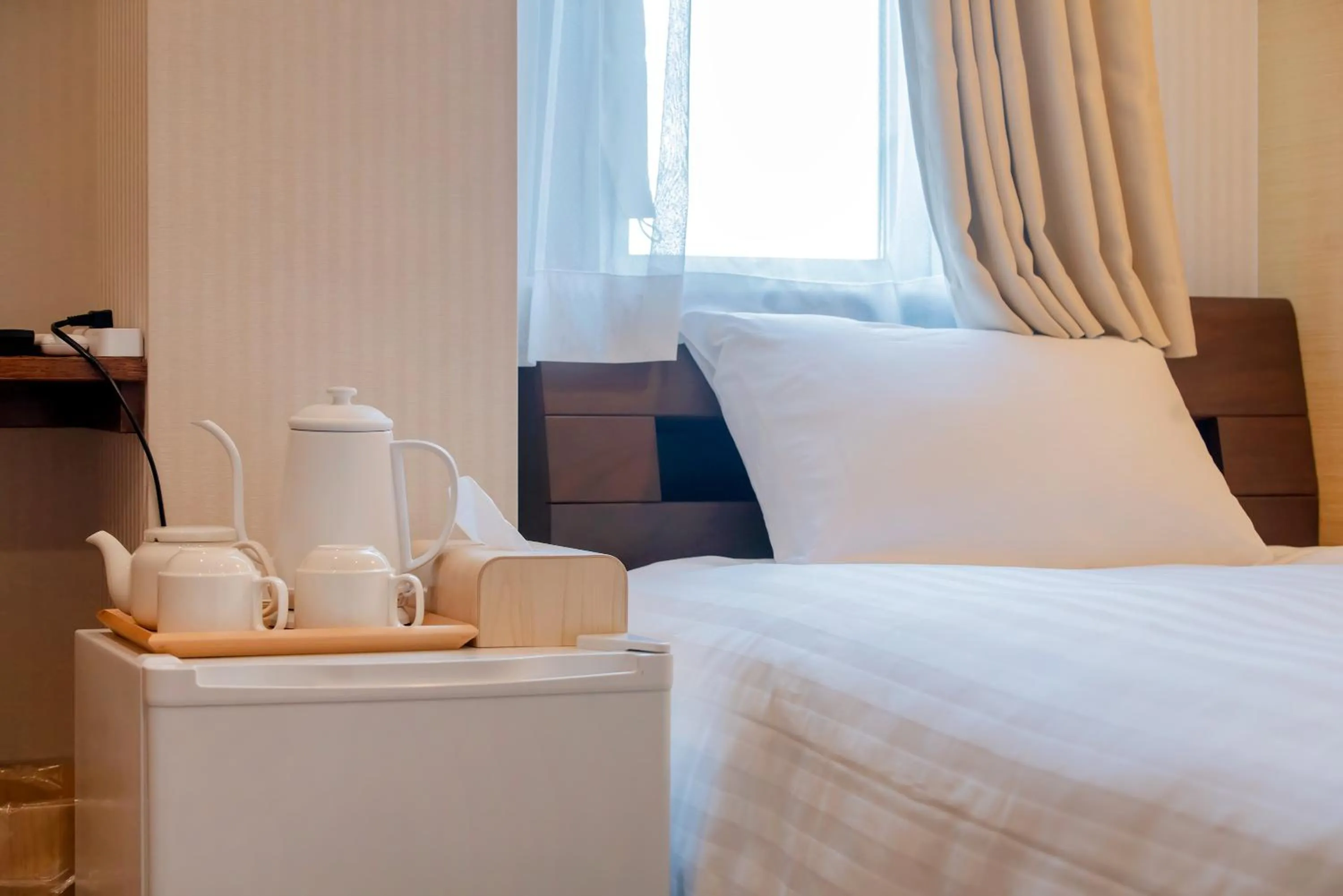 Coffee/tea facilities, Bed in ELE Hotel 東上野