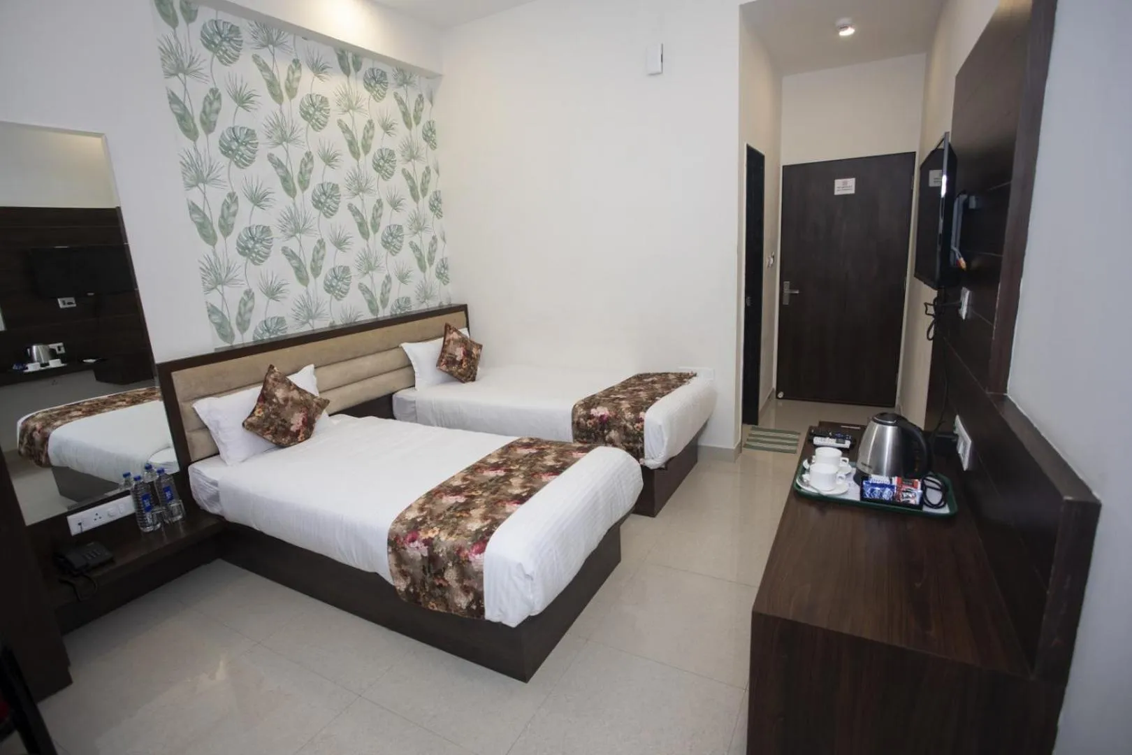 Bedroom, Bed in Hotel Bhairav Bagh with Swimming Pool