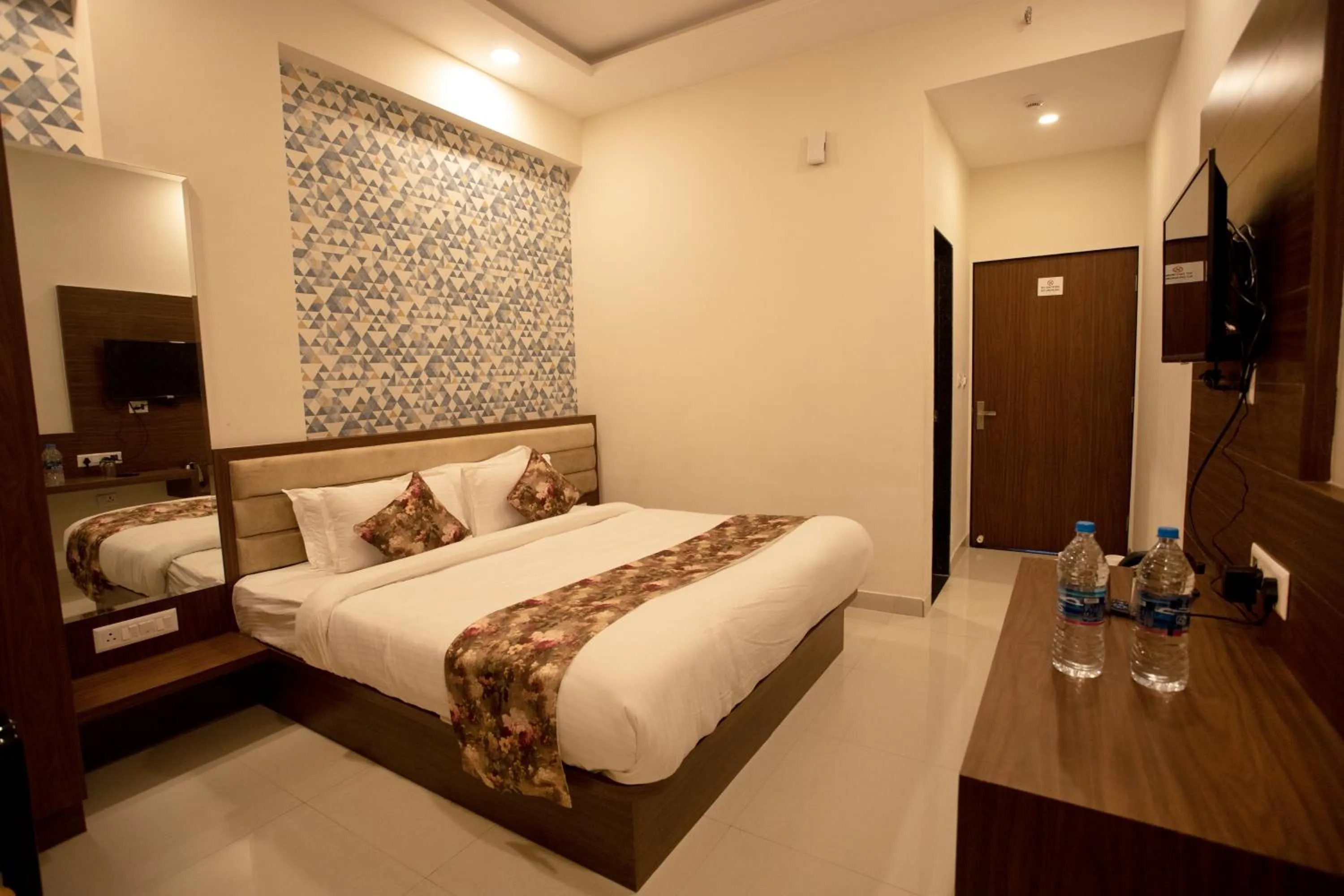 Photo of the whole room, Bed in Hotel Bhairav Bagh with Swimming Pool